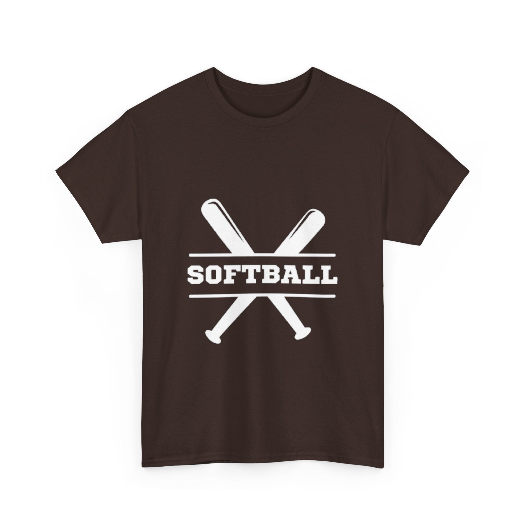 Unisex Heavy Cotton Tee - SoftBall Printed T-Shirt - Comfortable Casual Wear Tee - Unique Graphic Tee - Gift