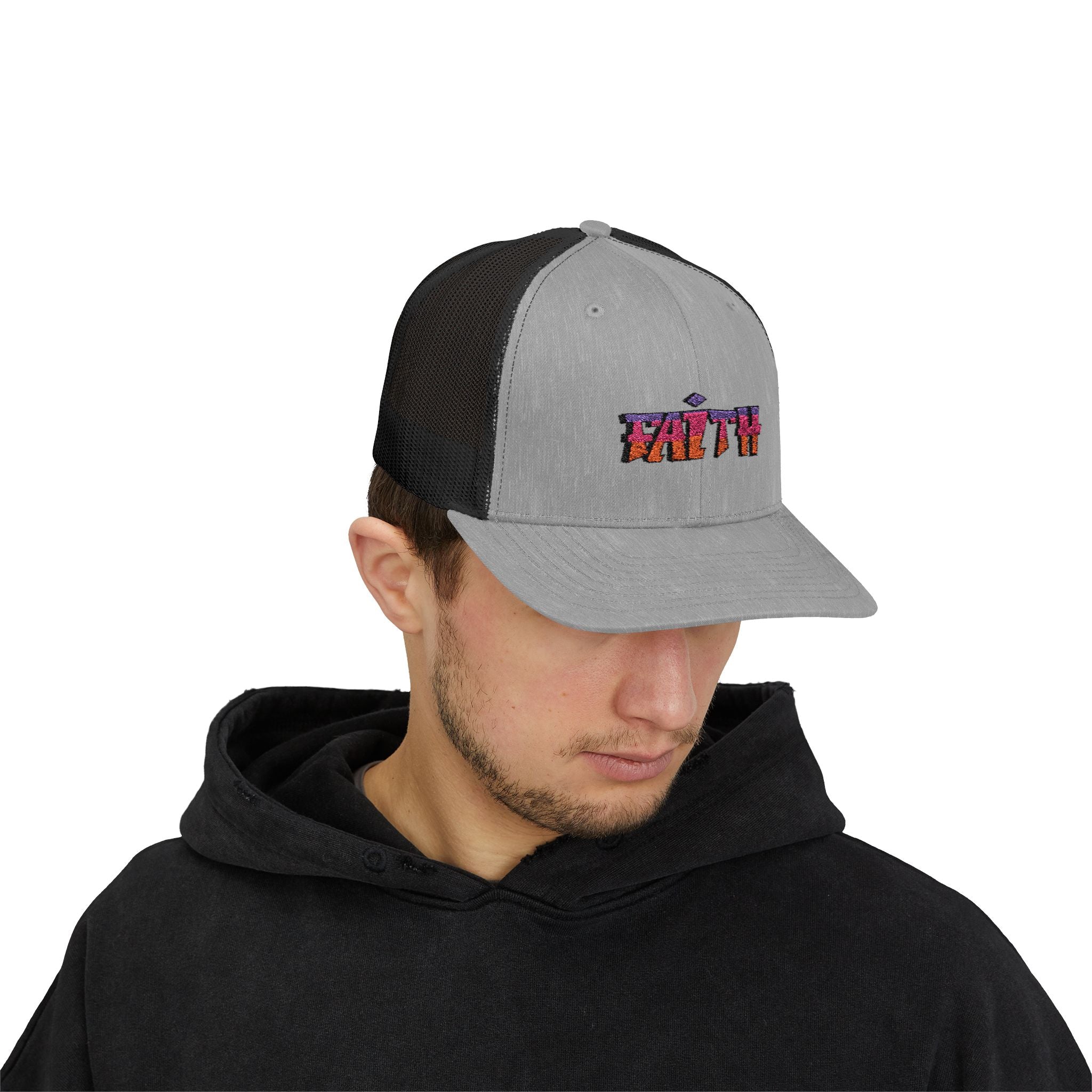 Faith Snapback Trucker Cap - Stylish & Comfortable Hat for Every Occasion