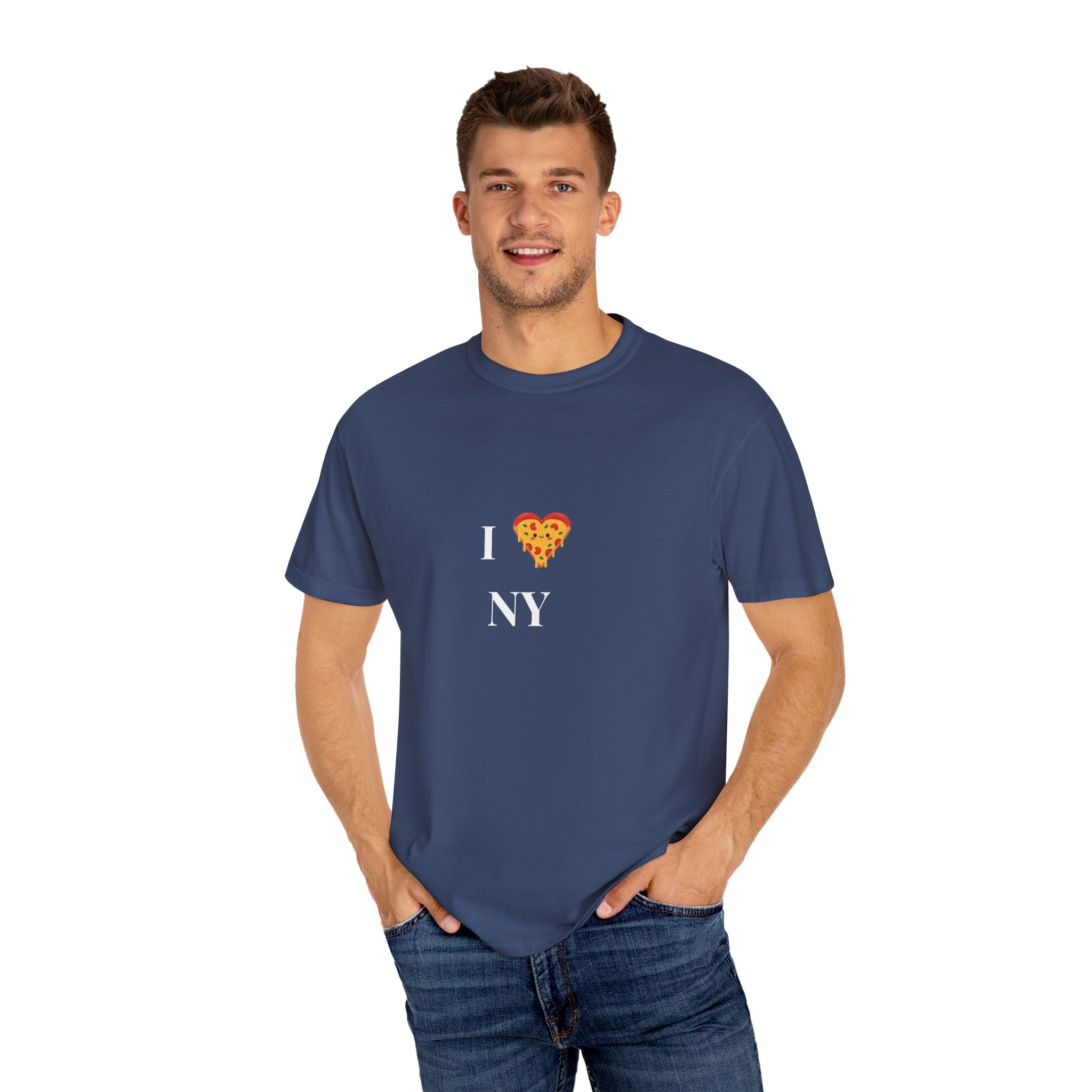 Love Pizza Unisex Garment-Dyed T-Shirt
