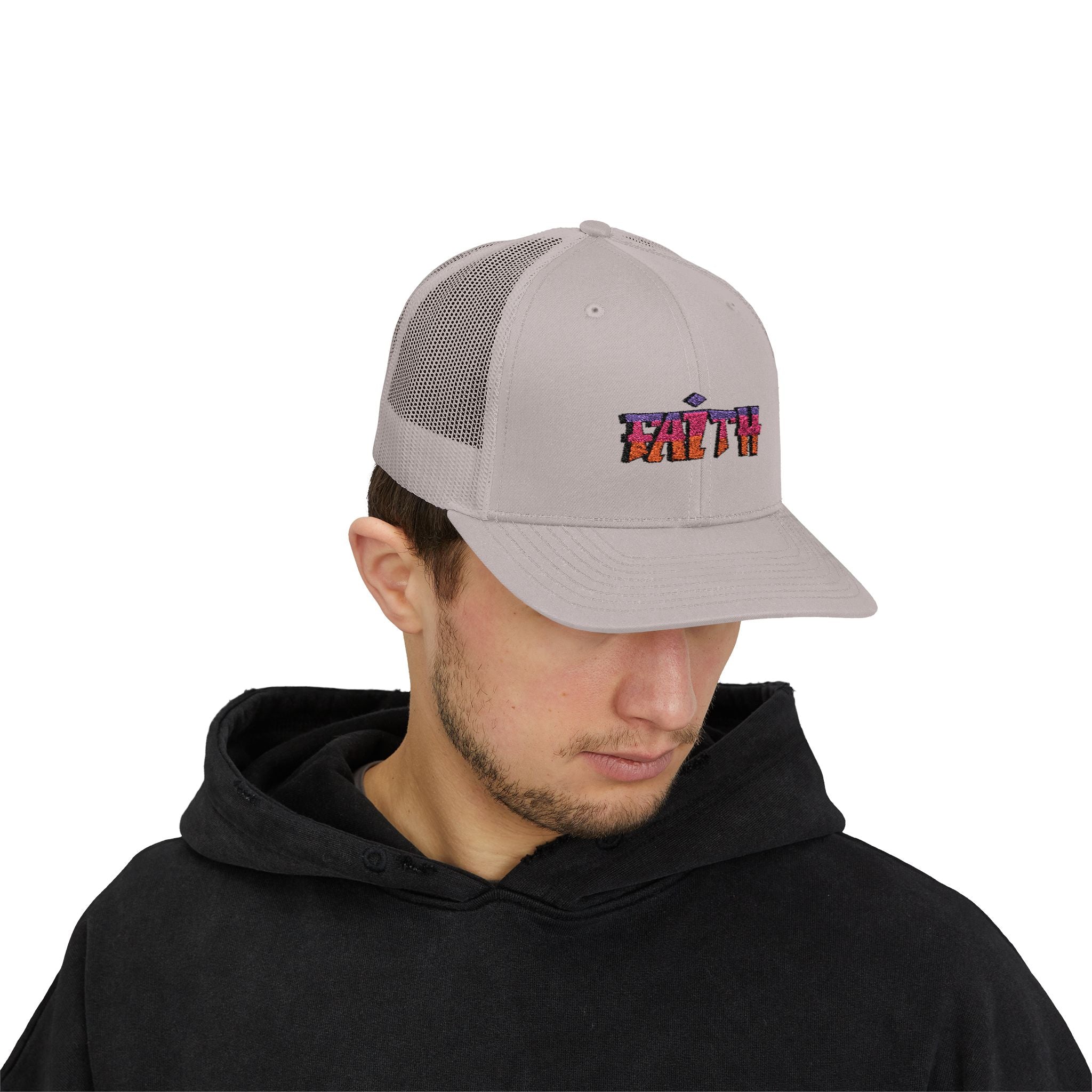 Faith Snapback Trucker Cap - Stylish & Comfortable Hat for Every Occasion