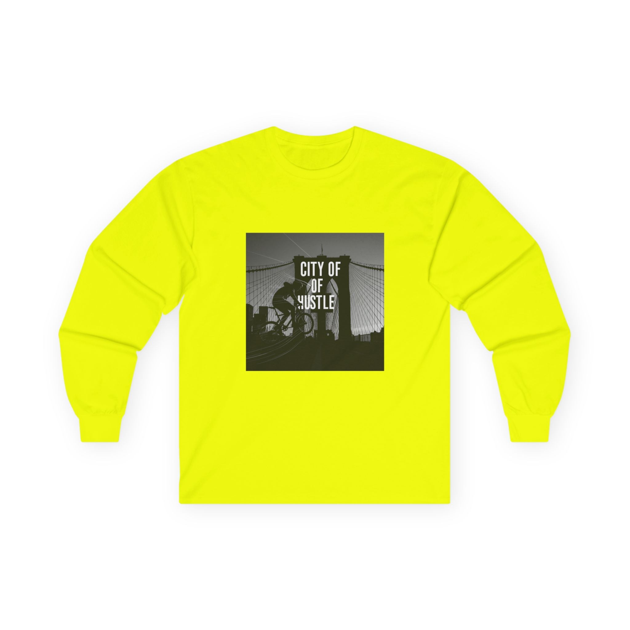 City of Hustle Long Sleeve Tee - Unisex Ultra Cotton T-Shirt for Urban Adventurers