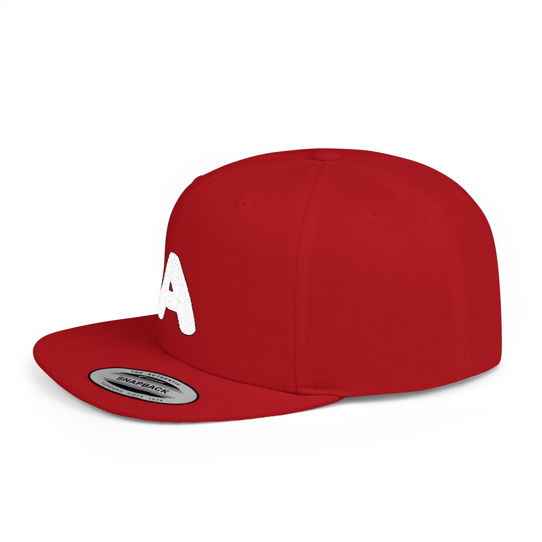 Flat Bill Snapback Hat — Classic Flat-Brim Baseball Cap