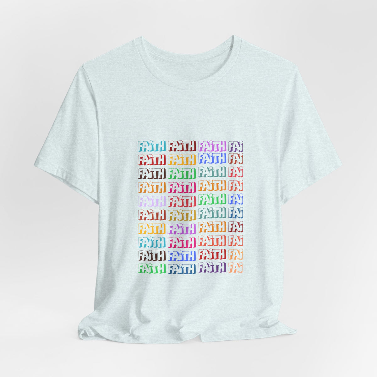 Colorful Textured Unisex Jersey Tee - Trendy Casual Wear