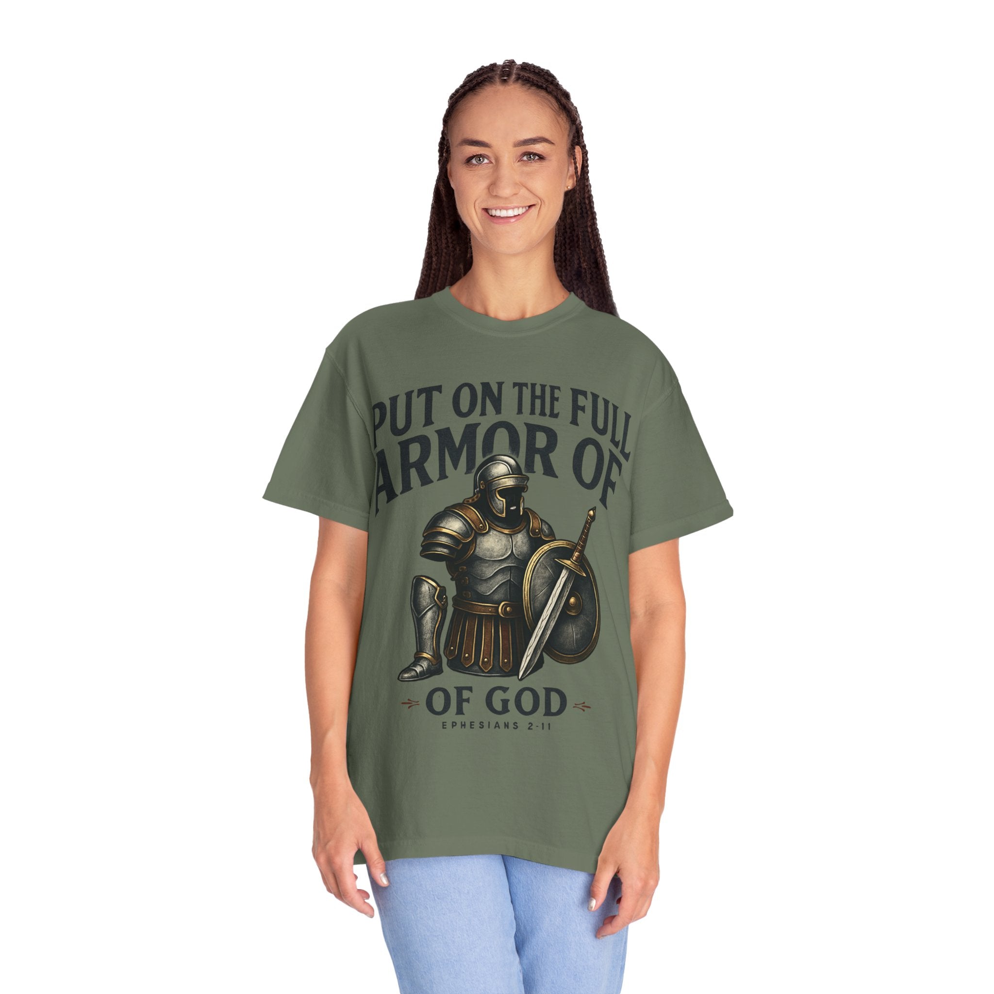 Armor of God T-Shirt — "Put On The Full Armor of God" Christian Faith Tee