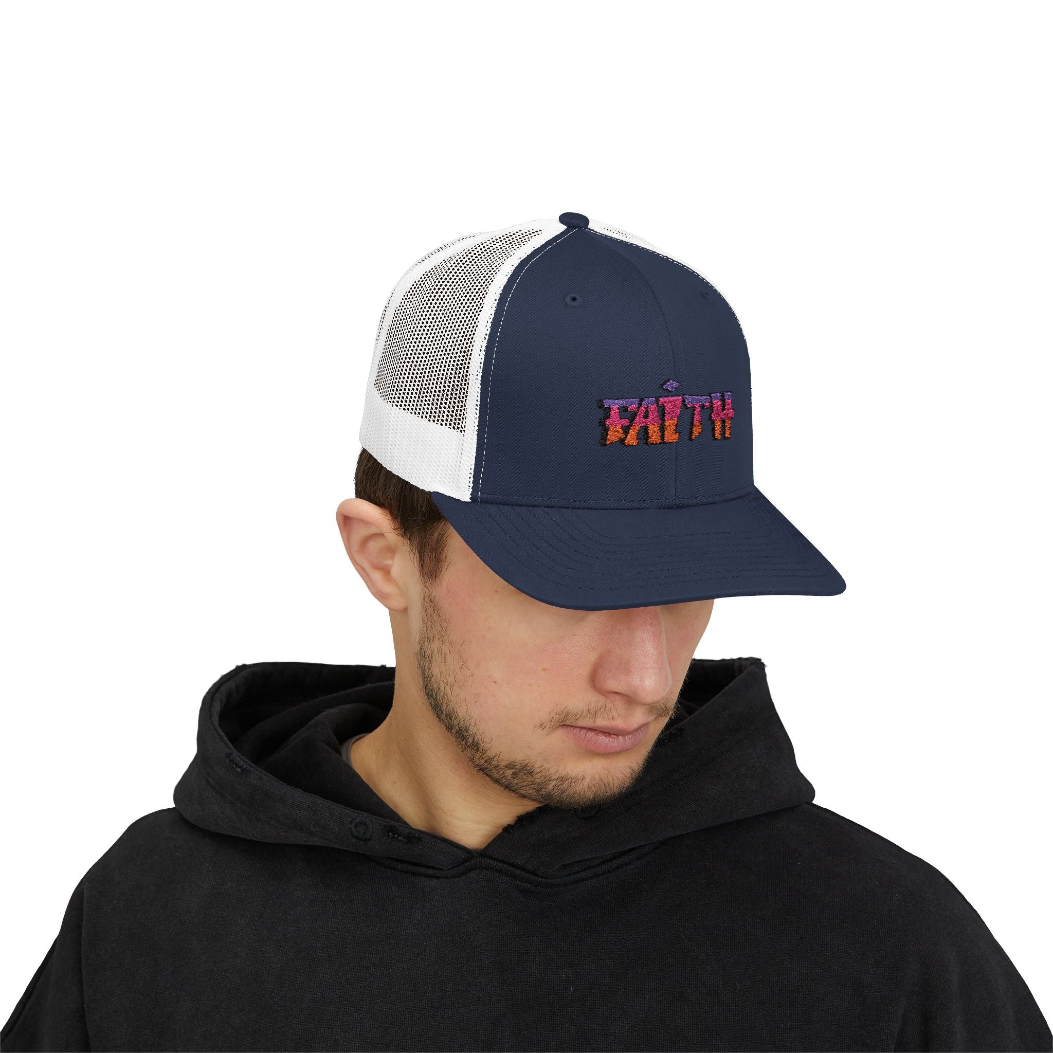 Faith Snapback Trucker Cap - Stylish & Comfortable Hat for Every Occasion