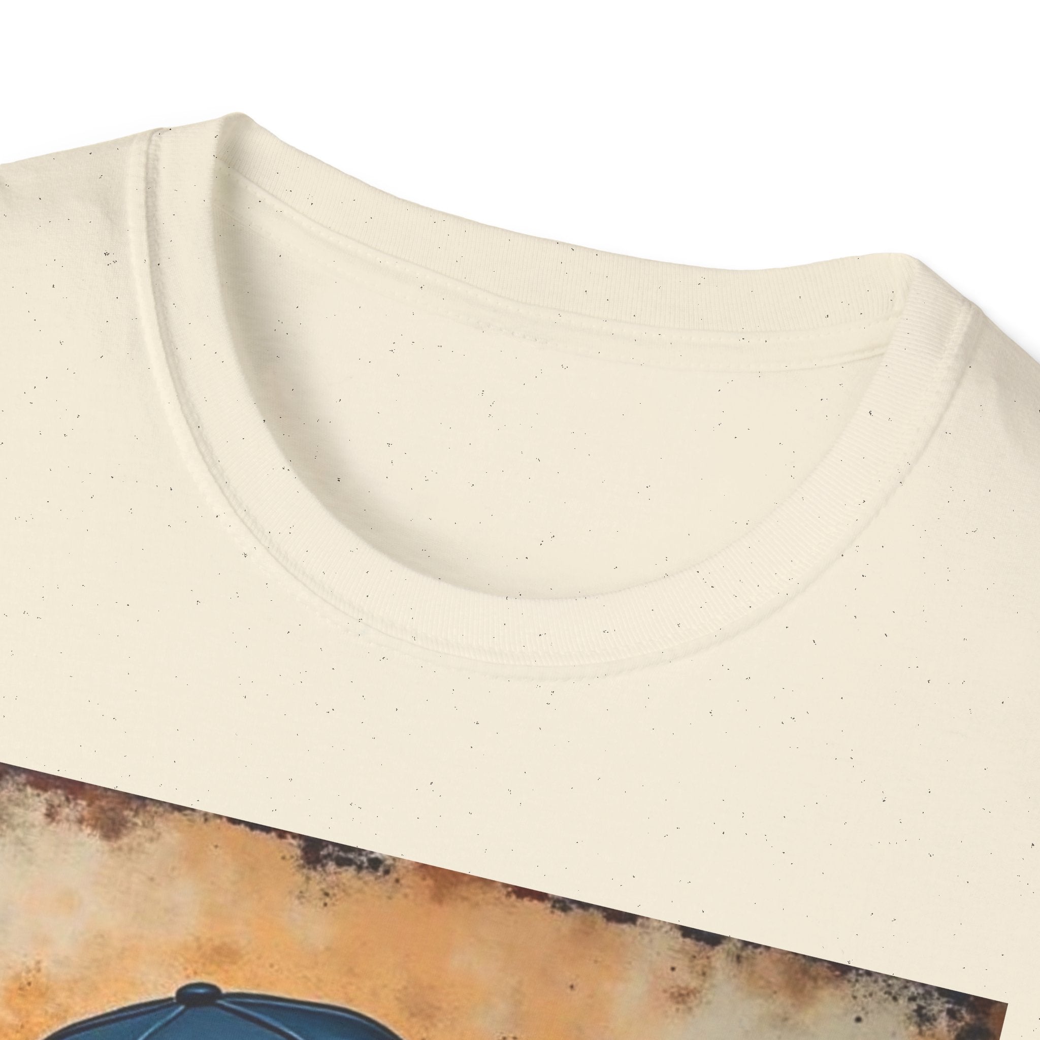 Detroit D Skyline Tee — Vintage D Logo with Cap Graphic