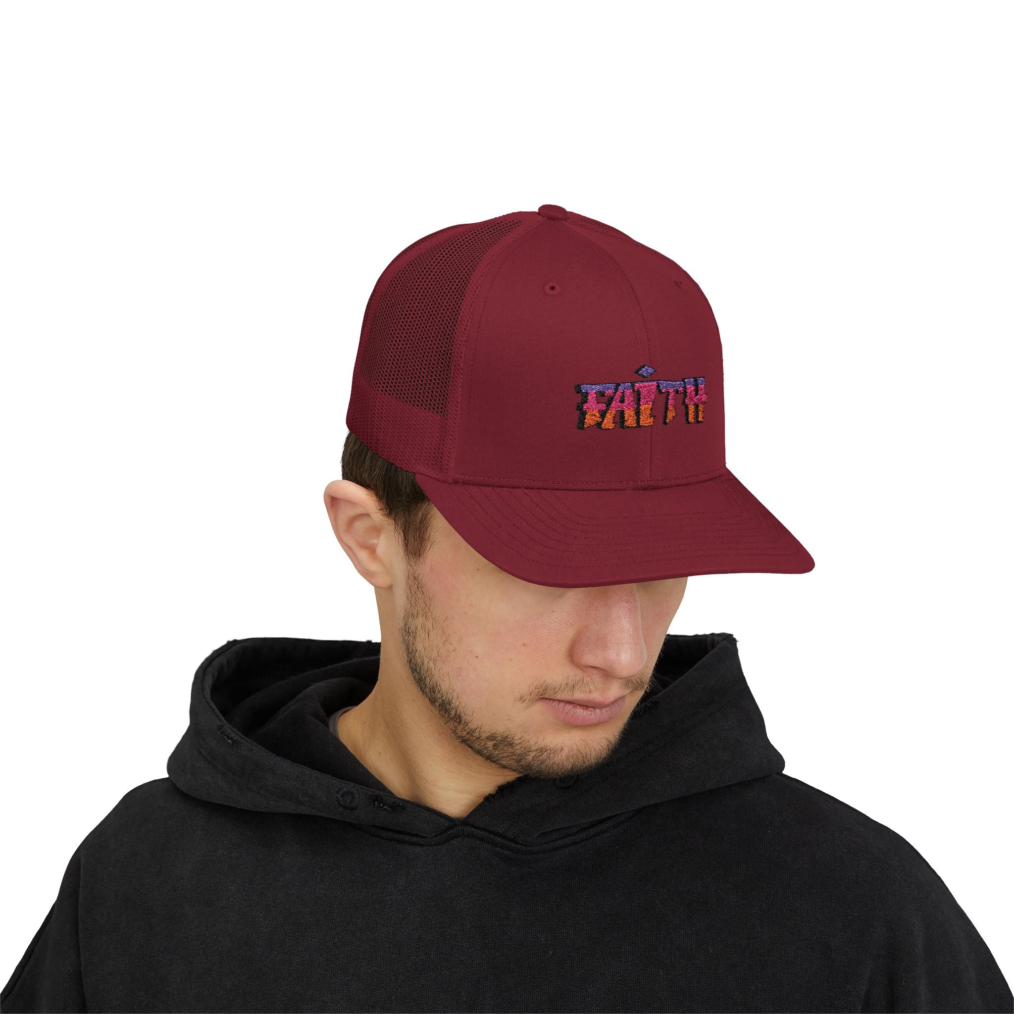 Faith Snapback Trucker Cap - Stylish & Comfortable Hat for Every Occasion