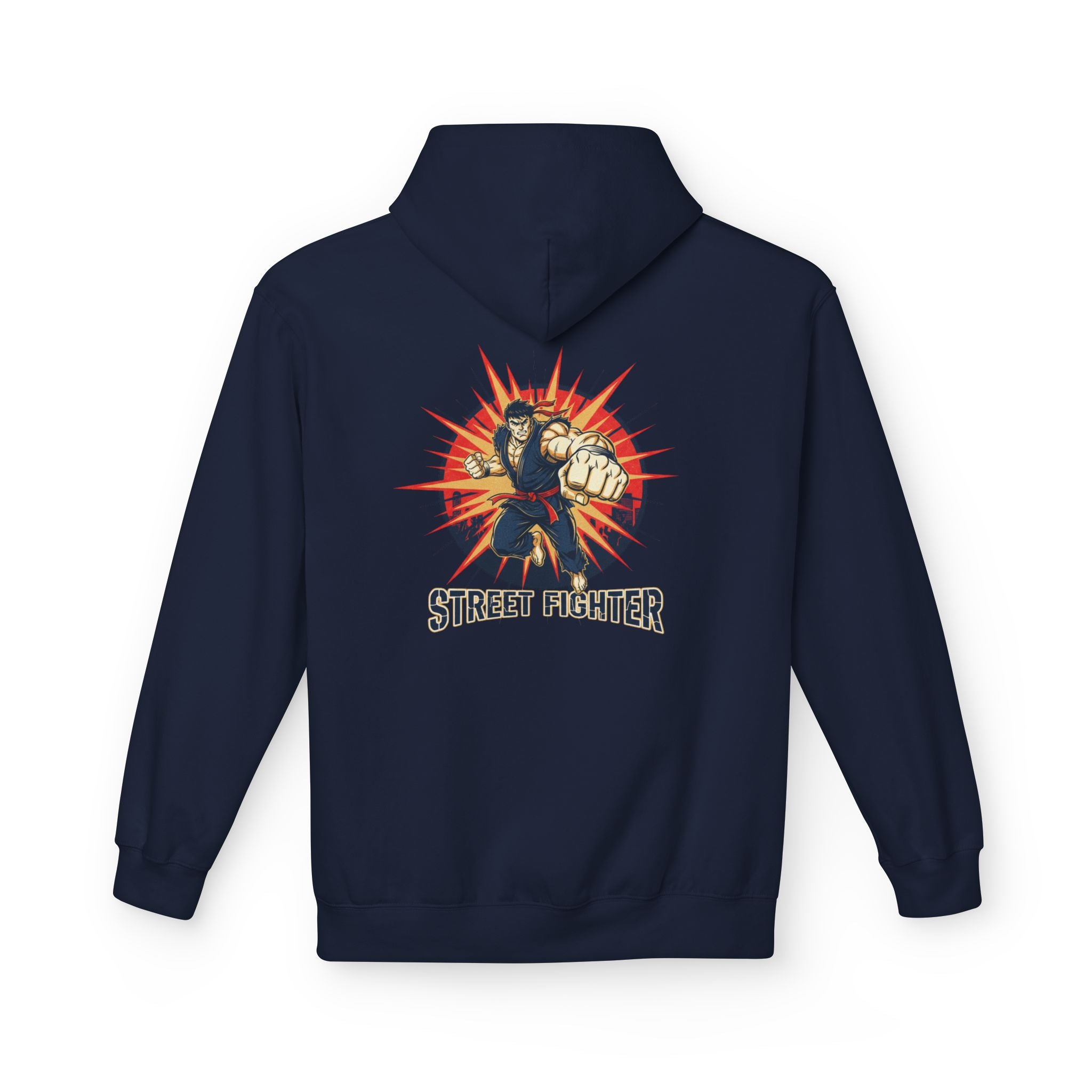 Street Fighter Fist Hoodie | Retro Arcade Fighter Design