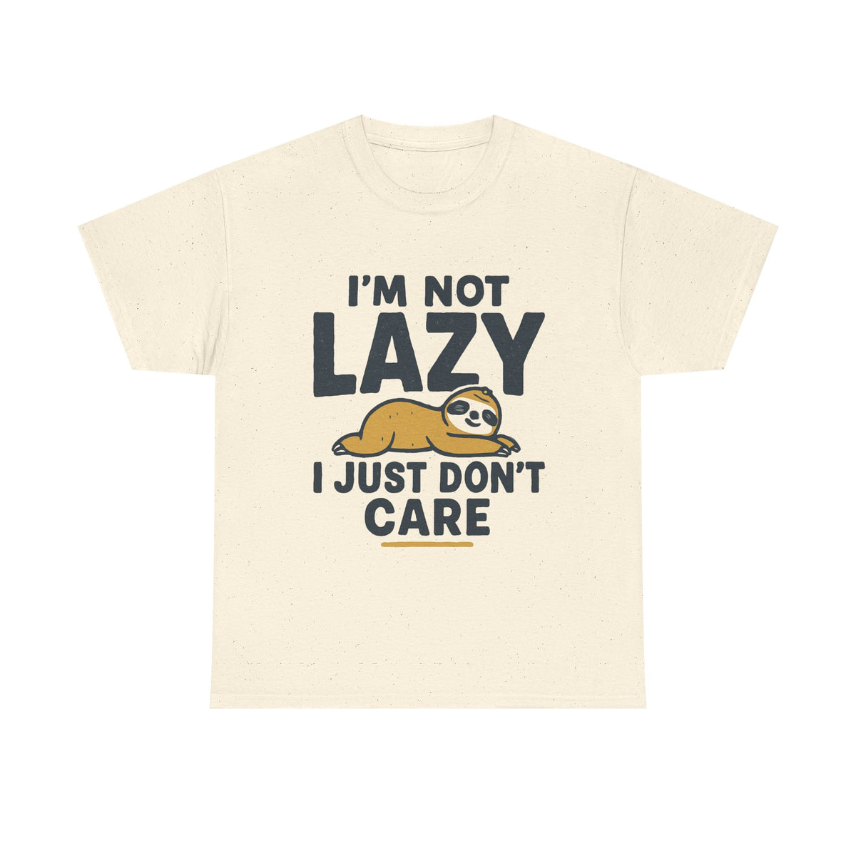 Lazy Sloth Unisex Tee, Funny Graphic T-Shirt, Perfect for Relaxation, Gifts for Friends, Cute Sloth Apparel