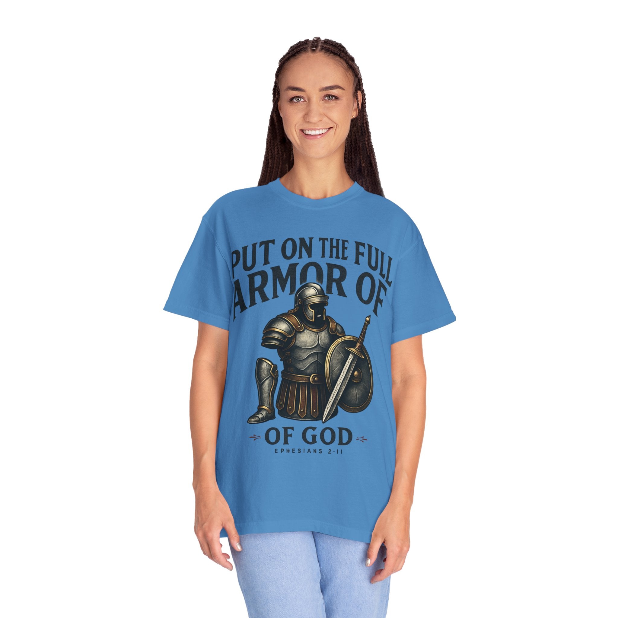 Armor of God T-Shirt — "Put On The Full Armor of God" Christian Faith Tee