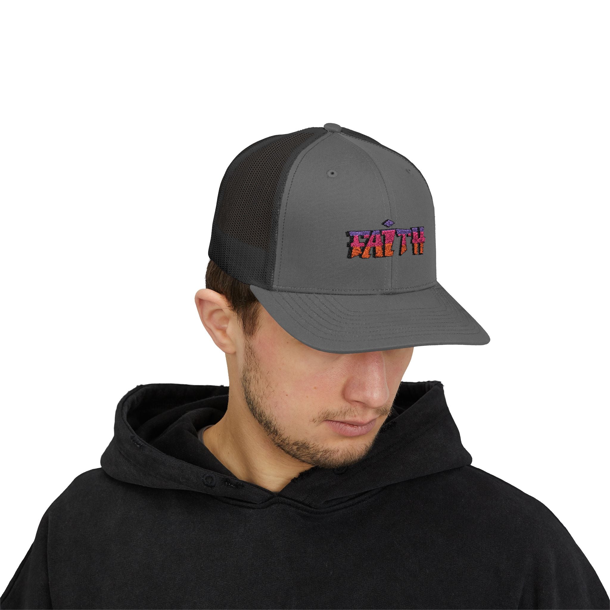 Faith Snapback Trucker Cap - Stylish & Comfortable Hat for Every Occasion