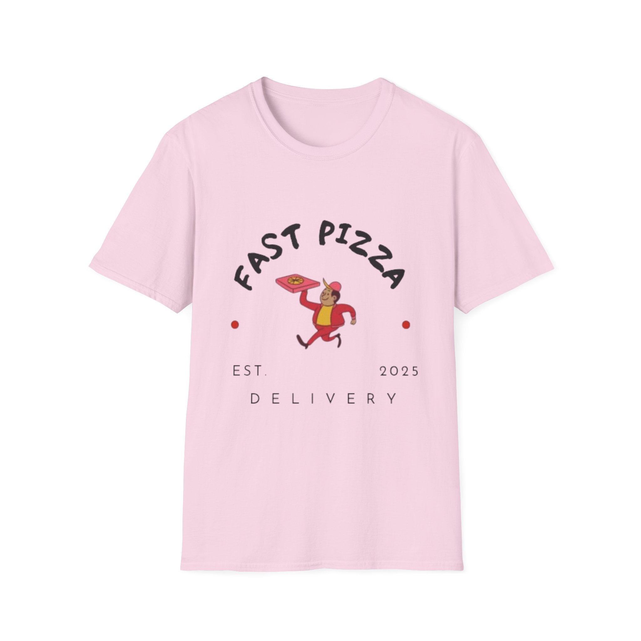 Fast Pizza Unisex T-Shirt – Fun Foodie Graphic Tee, for Pizza Lovers .