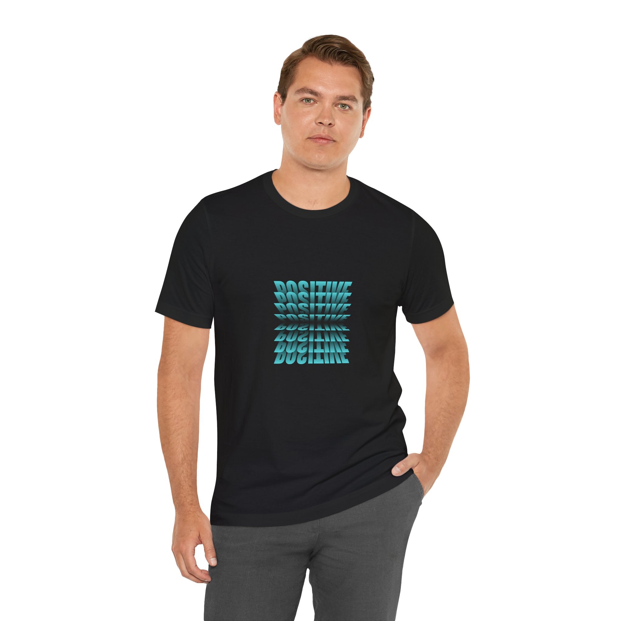 Positive Vibes Unisex Jersey Tee - Inspirational Short Sleeve T-Shirt