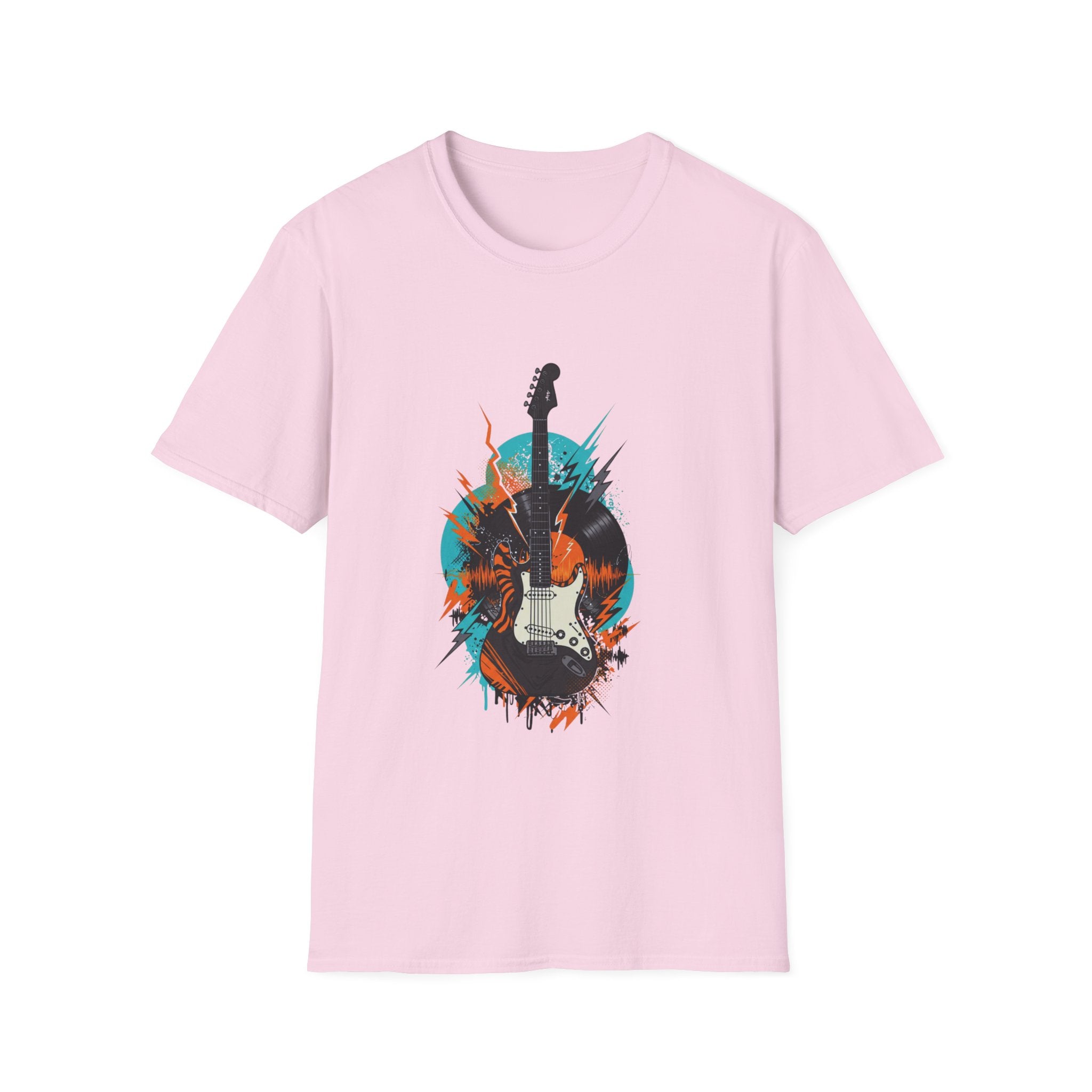 Rock & Roll Guitar Unisex T-Shirt, Casual Music Tee, Gift for Musicians, Concert Outfit, Festival Apparel