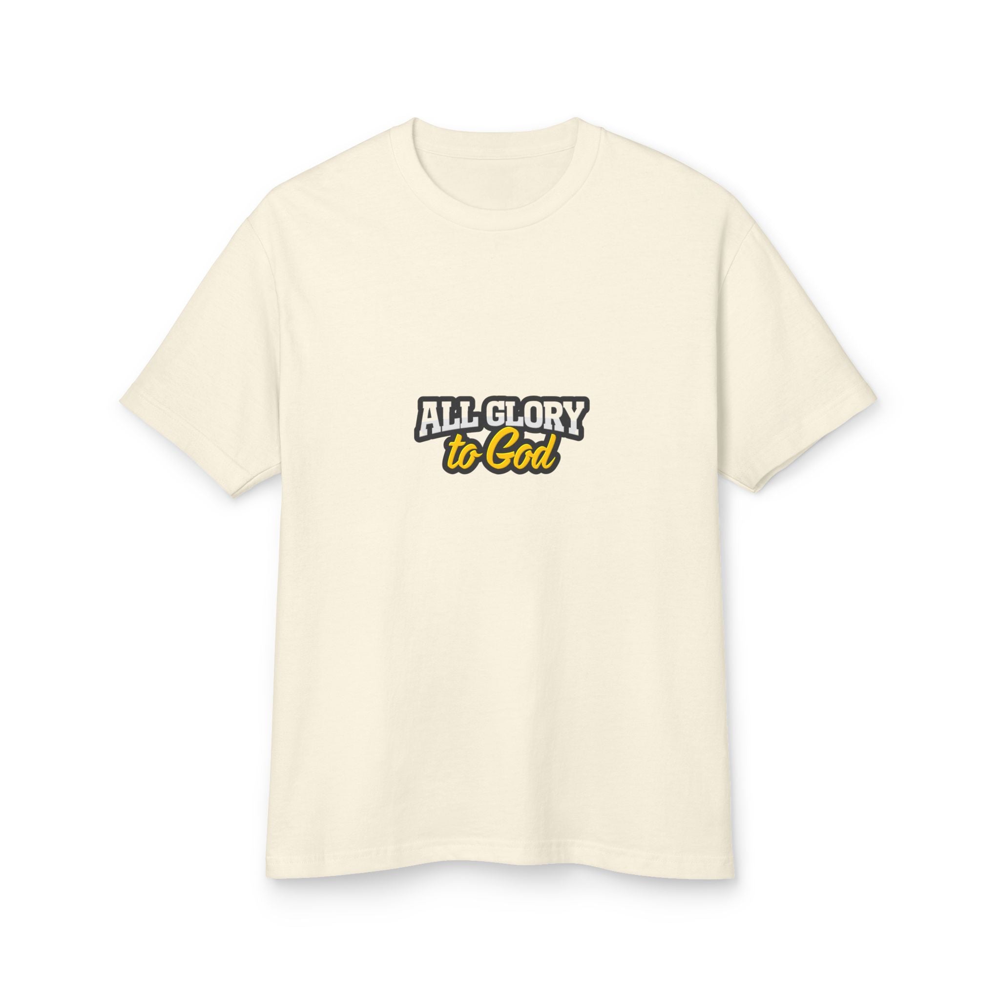 All Glory to God Unisex Heavyweight Tee - crafted with love of God