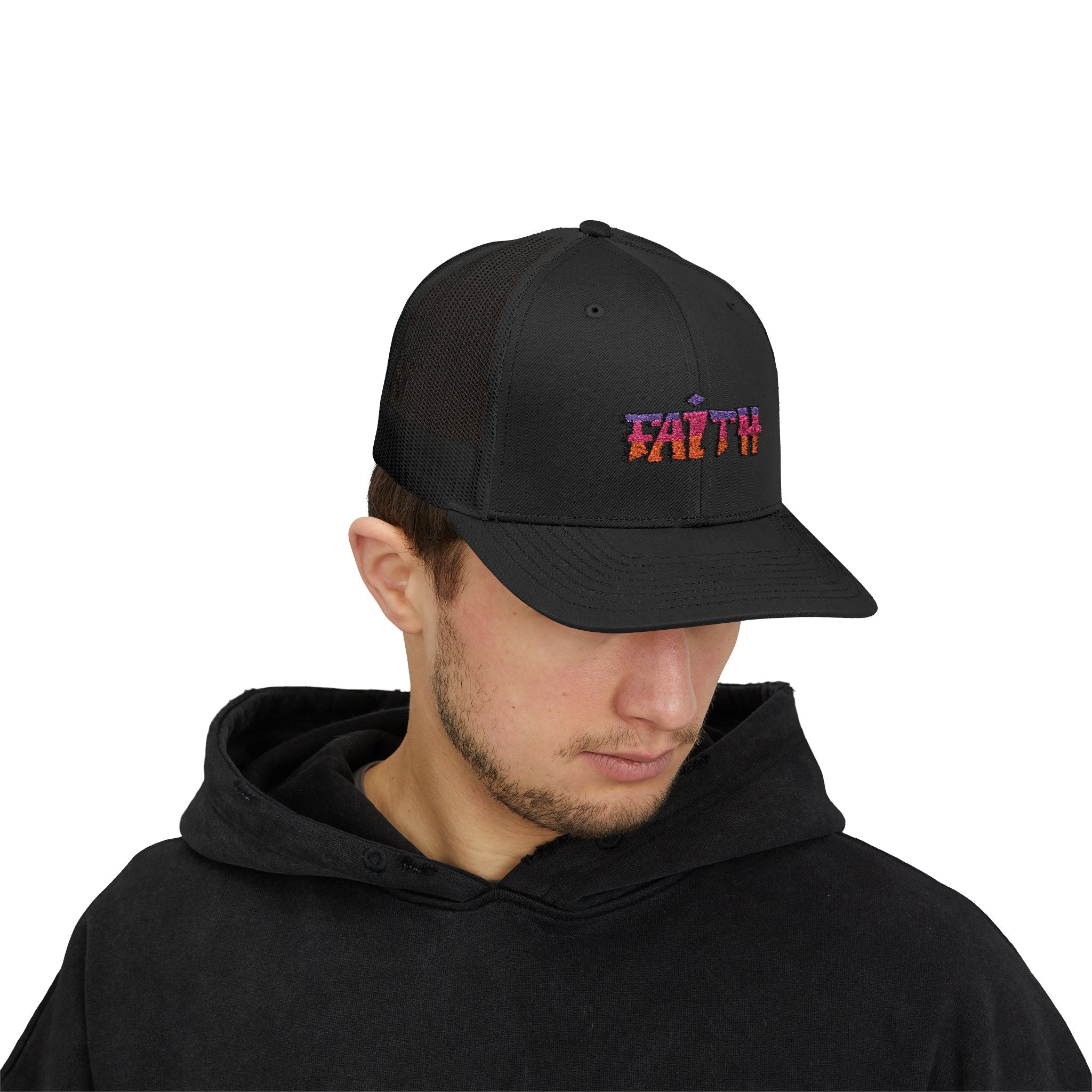 Faith Snapback Trucker Cap - Stylish & Comfortable Hat for Every Occasion