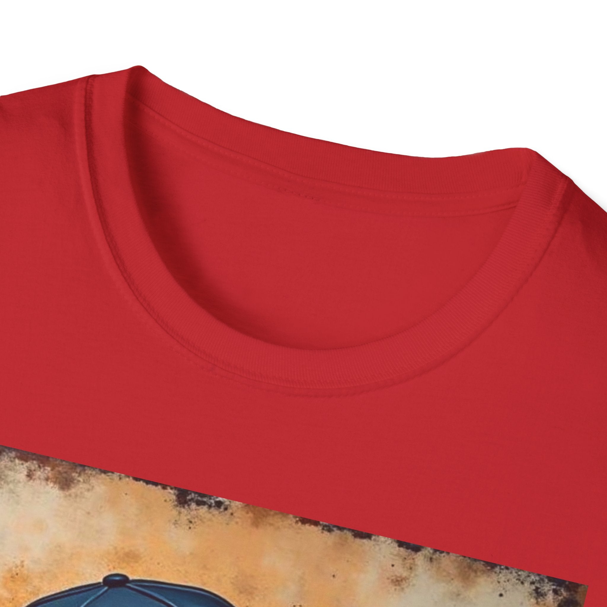 Detroit D Skyline Tee — Vintage D Logo with Cap Graphic