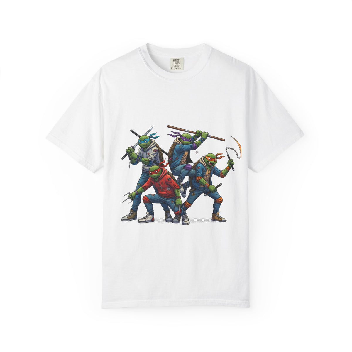 Trio T-Shirt | Retro Comic Heroes, Action Pose