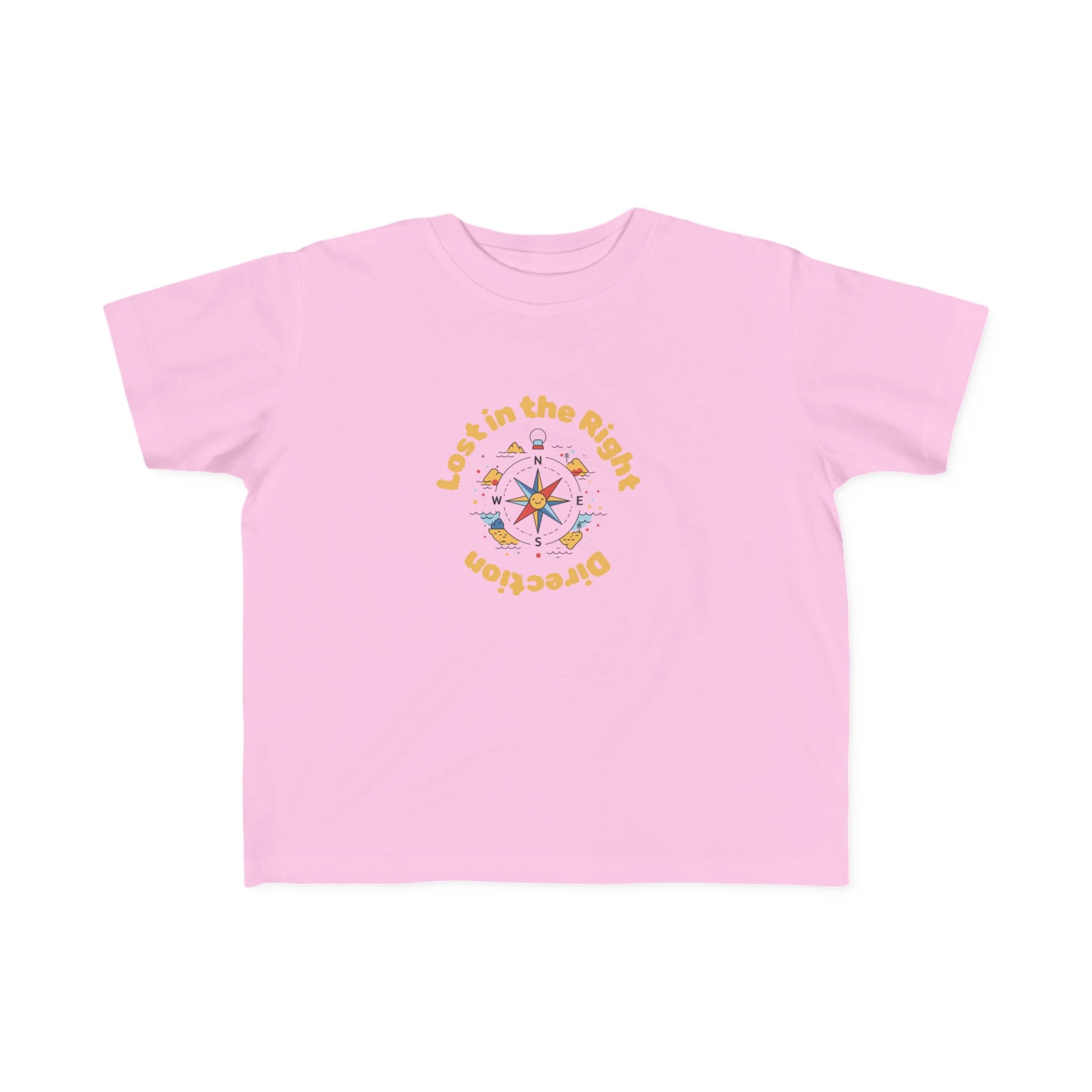 Toddler Tee — "Lost in the Right Direction" Adventure Shirt