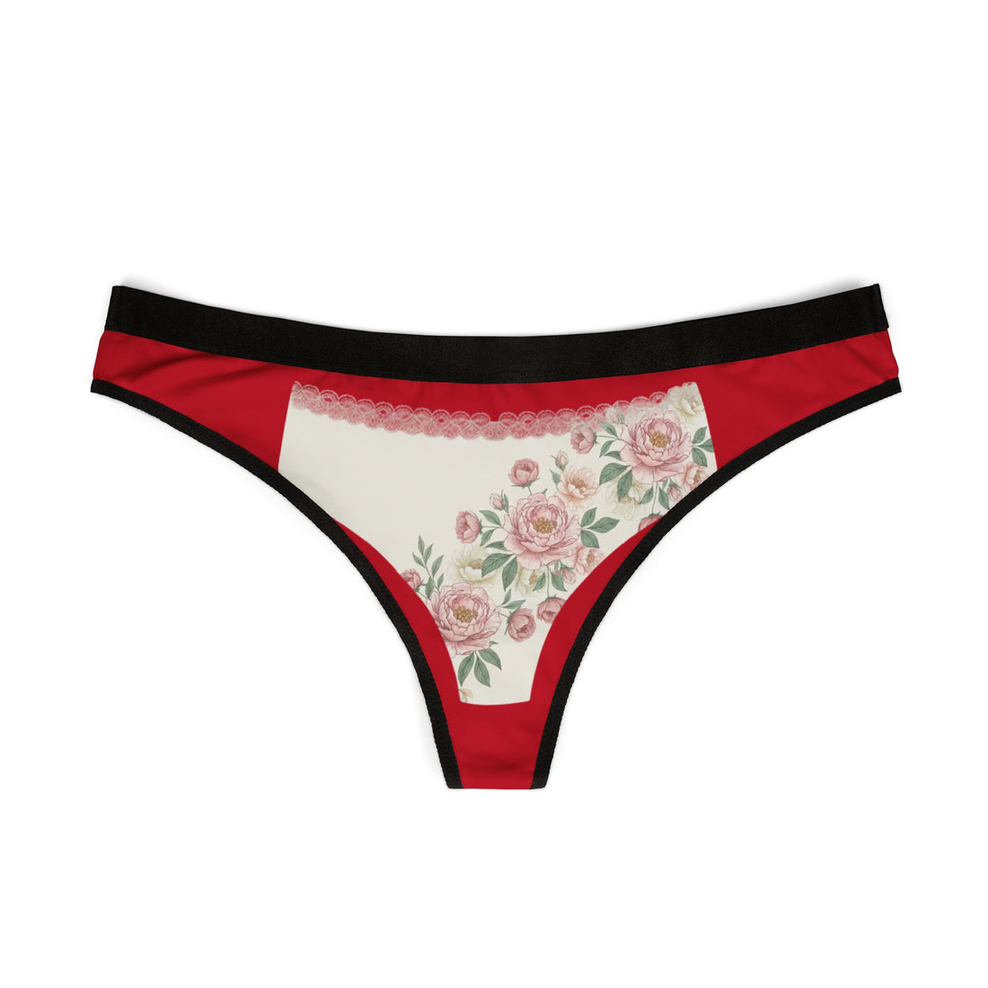 Floral Lace-Edge Women&