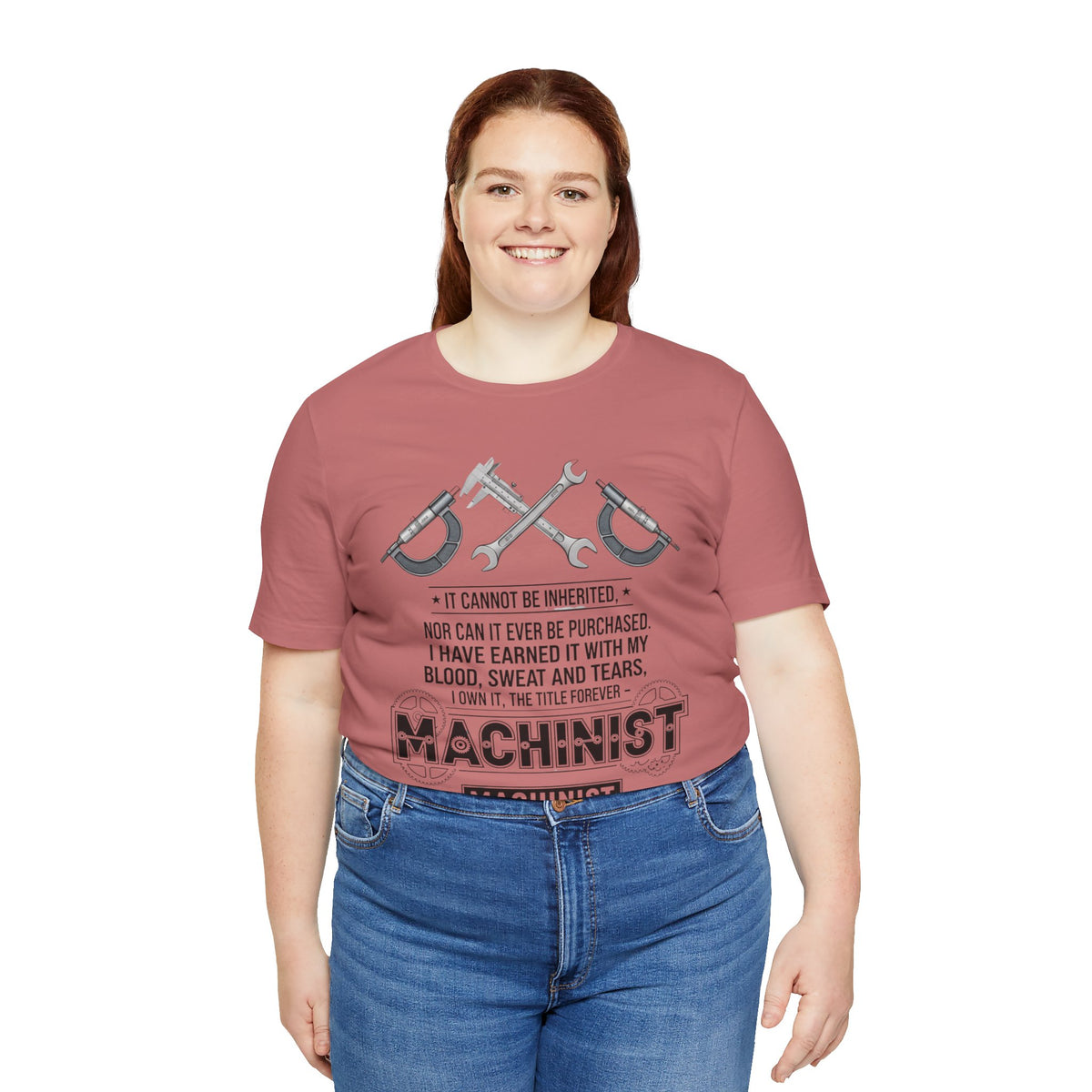Machinist T-Shirt — "I Cannot Be Inherited" Workwear Tee