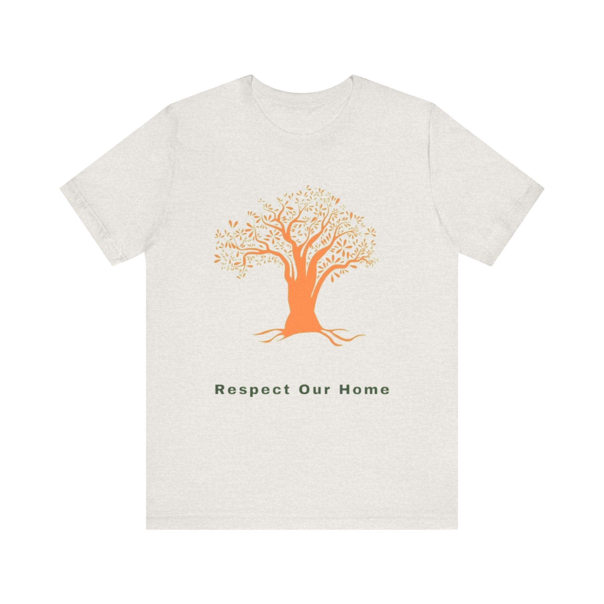 Respect Our Home Tree Graphic Tee - Eco-Friendly Unisex T-Shirt