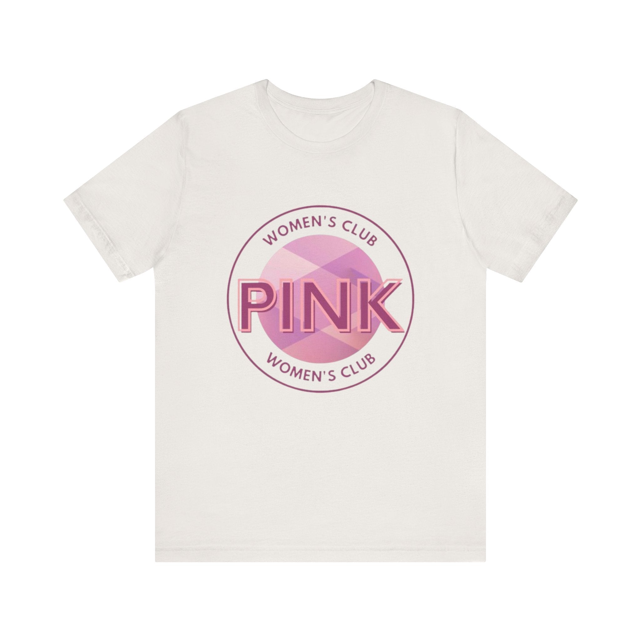 Unisex Graphic Tee - Pink Woman Club Printed Eco-Friendly Jersey