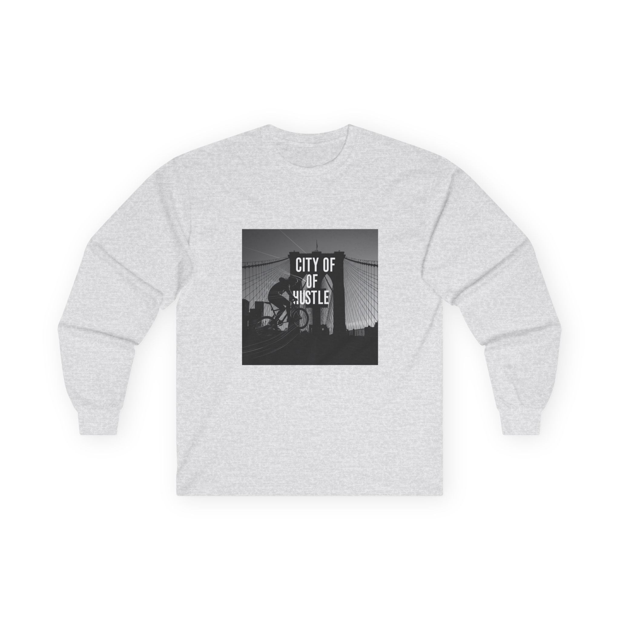 City of Hustle Long Sleeve Tee - Unisex Ultra Cotton T-Shirt for Urban Adventurers