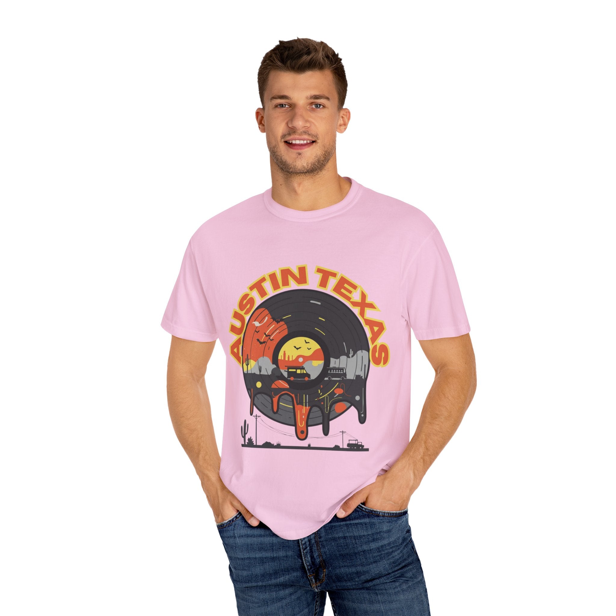 Austin Texas Graphic T-Shirt - Vintage Vibe, Comfort Wear, Texas Pride, Unisex Fashion, Perfect Gift, Summer Style