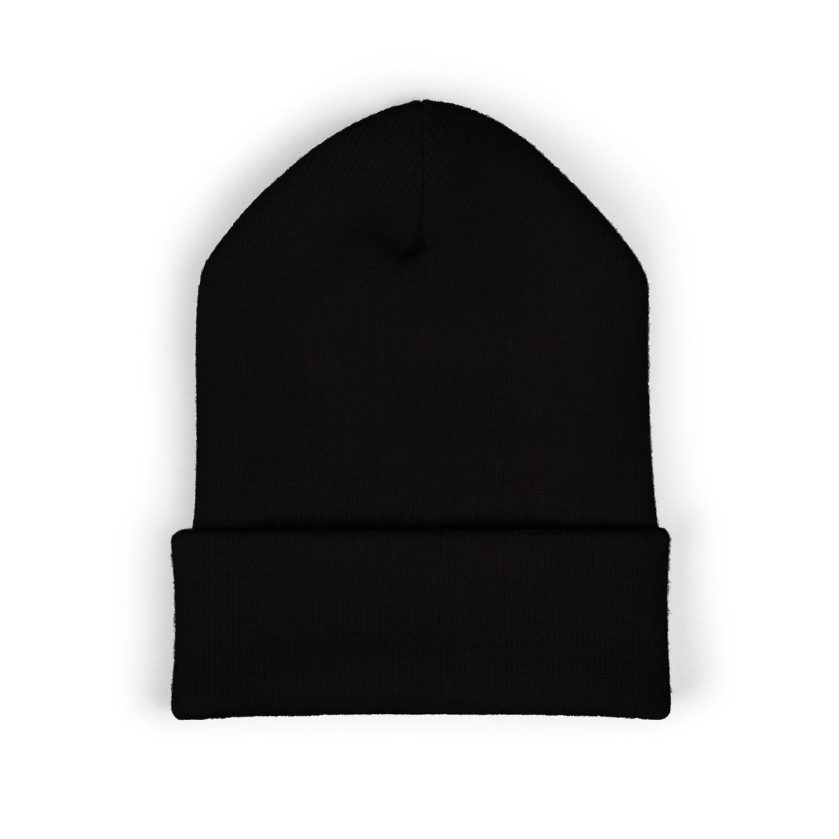 Cozy Embroidered Cuffed Beanie - Winter Warmth & Style