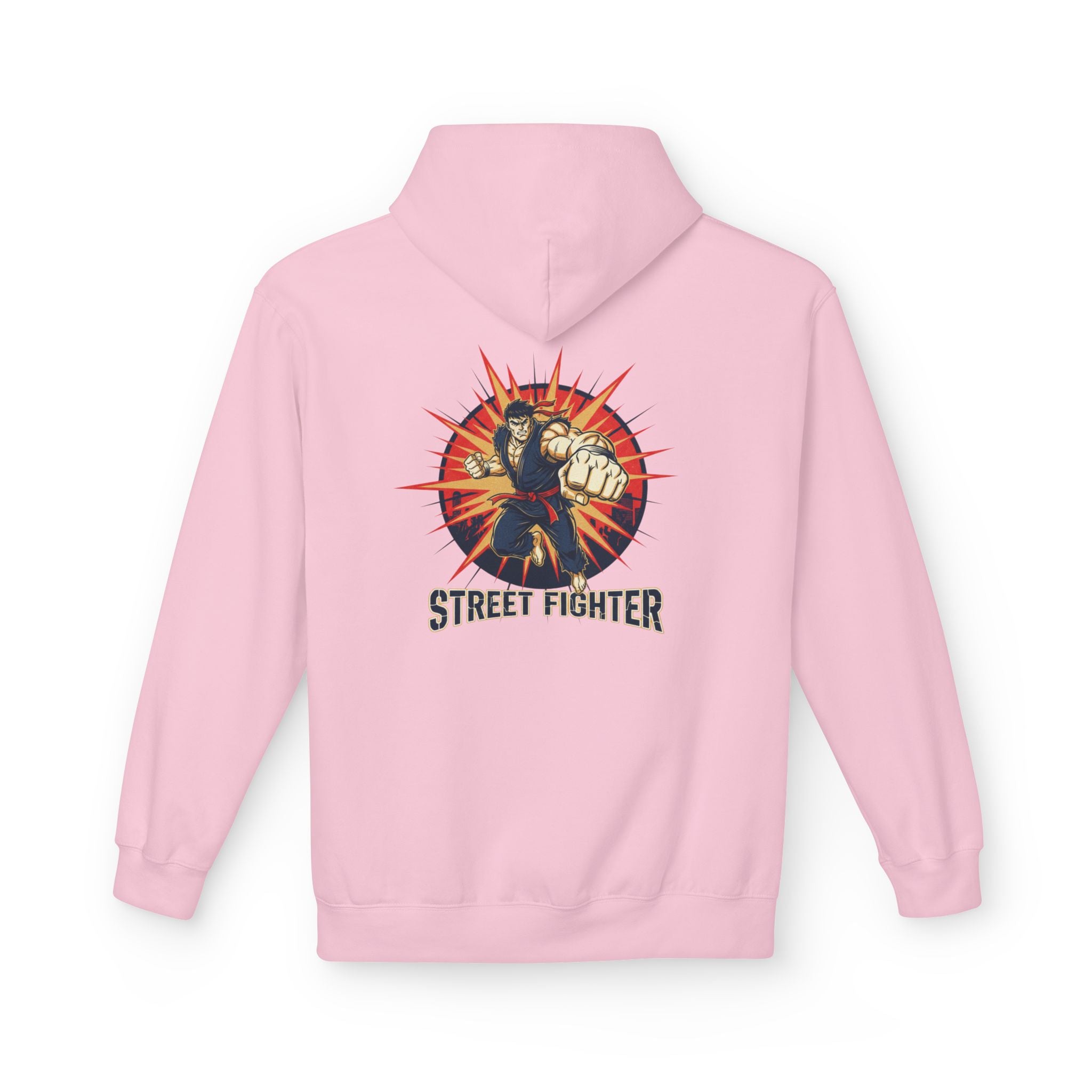Street Fighter Fist Hoodie | Retro Arcade Fighter Design