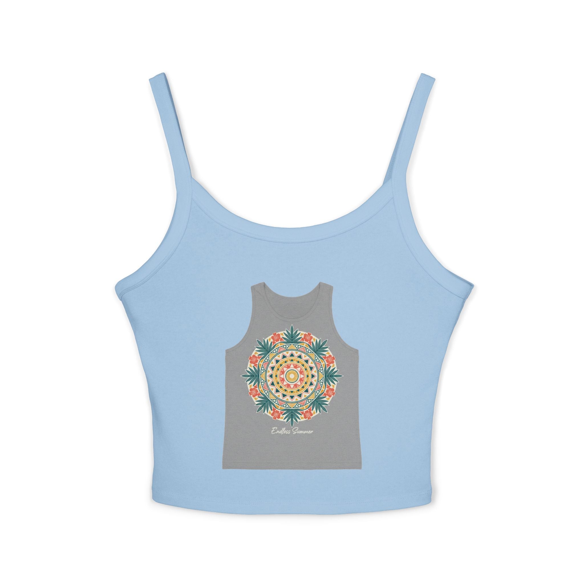 Boho Floral Mandala Tank Top — Women&