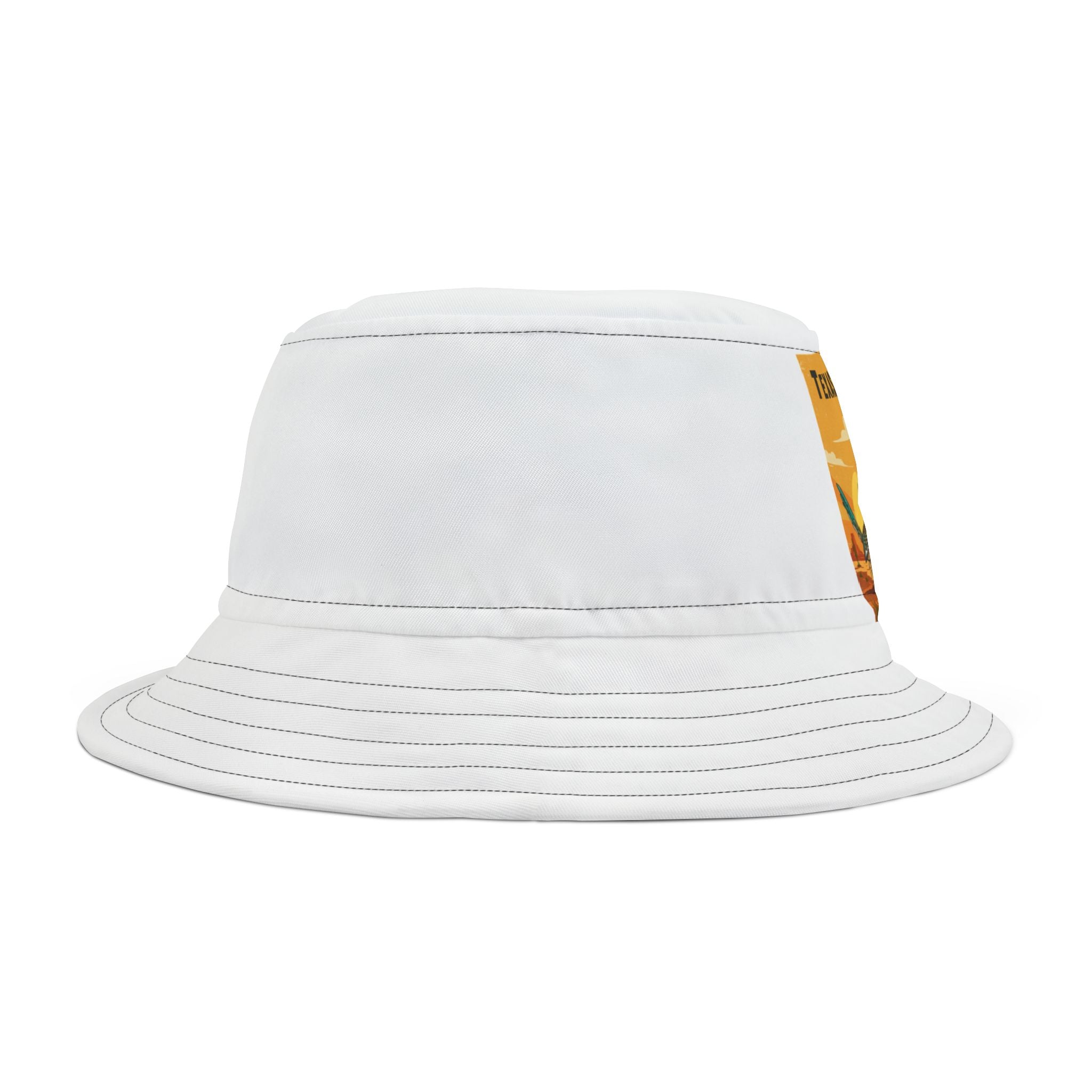 Vintage Texas Bucket Hat - Retro Oil Field Design perfect for outdoor tour