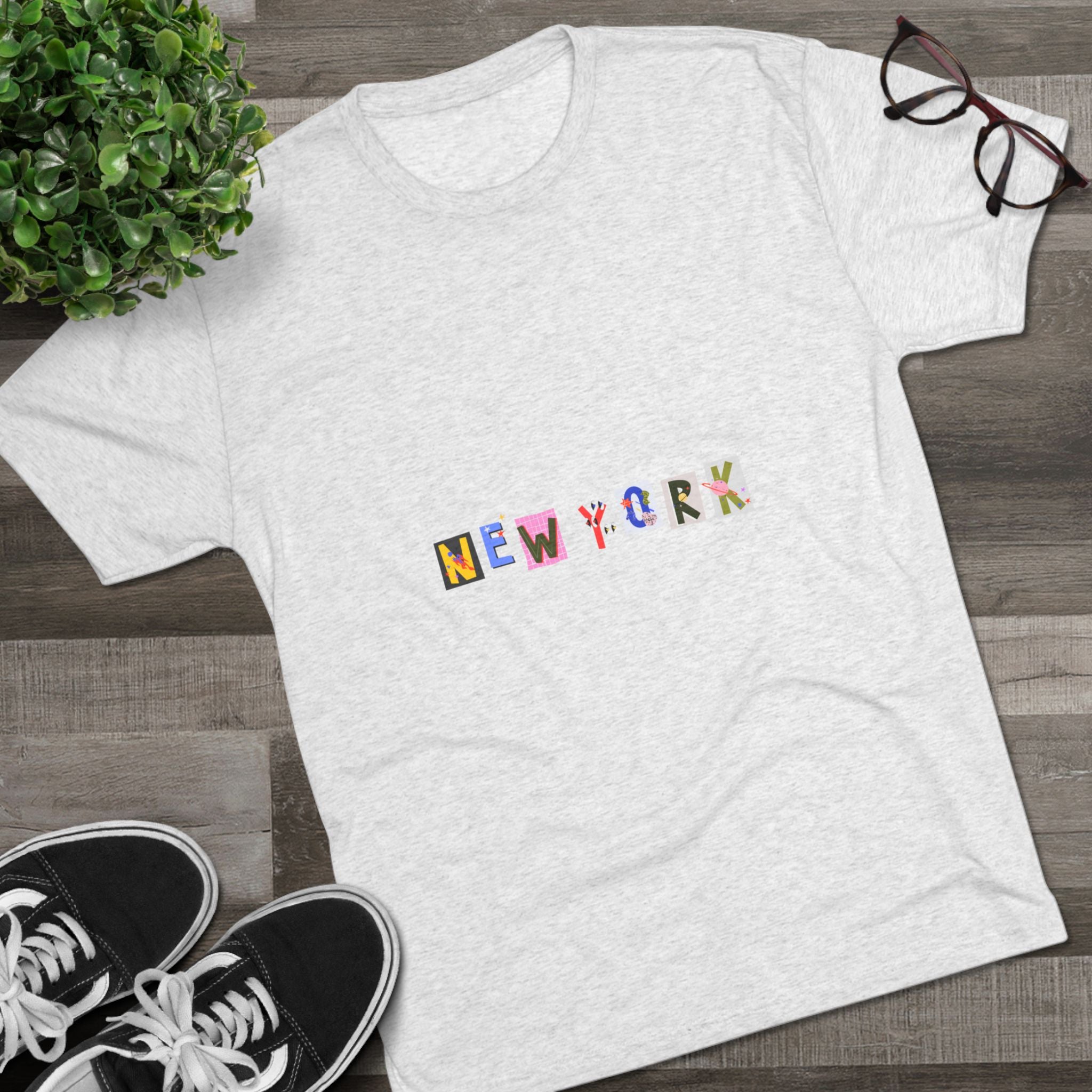 New York Graphic Unisex Tri-Blend Tee - Casual City Vibe