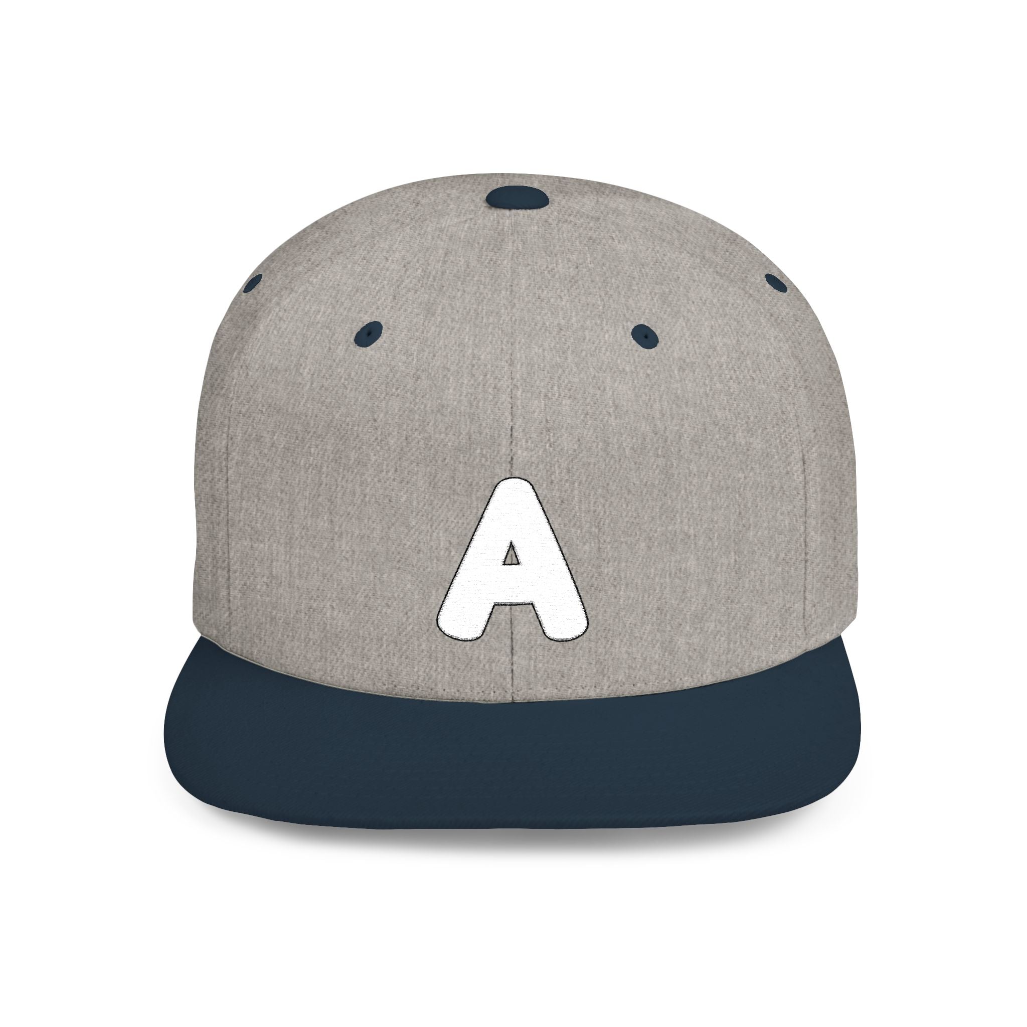 Flat Bill Snapback Hat — Classic Flat-Brim Baseball Cap