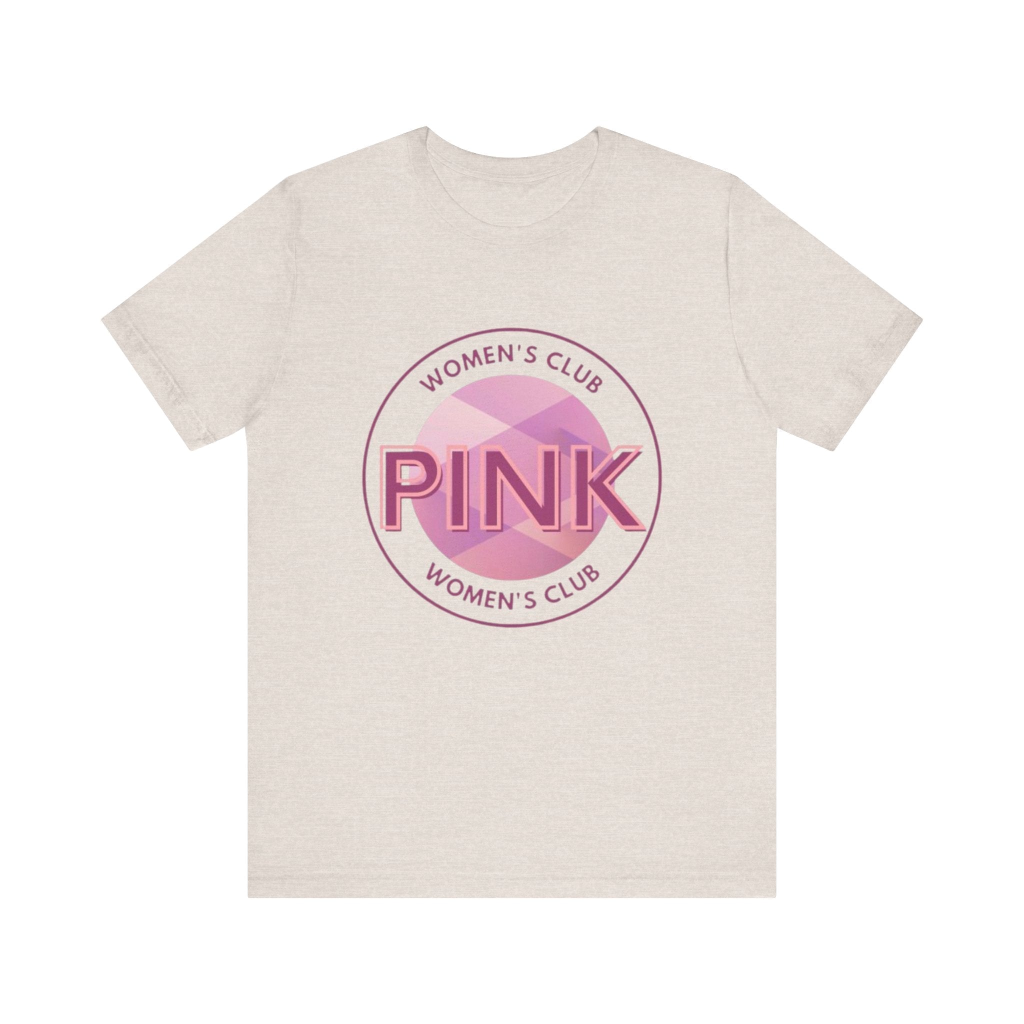 Unisex Graphic Tee - Pink Woman Club Printed Eco-Friendly Jersey