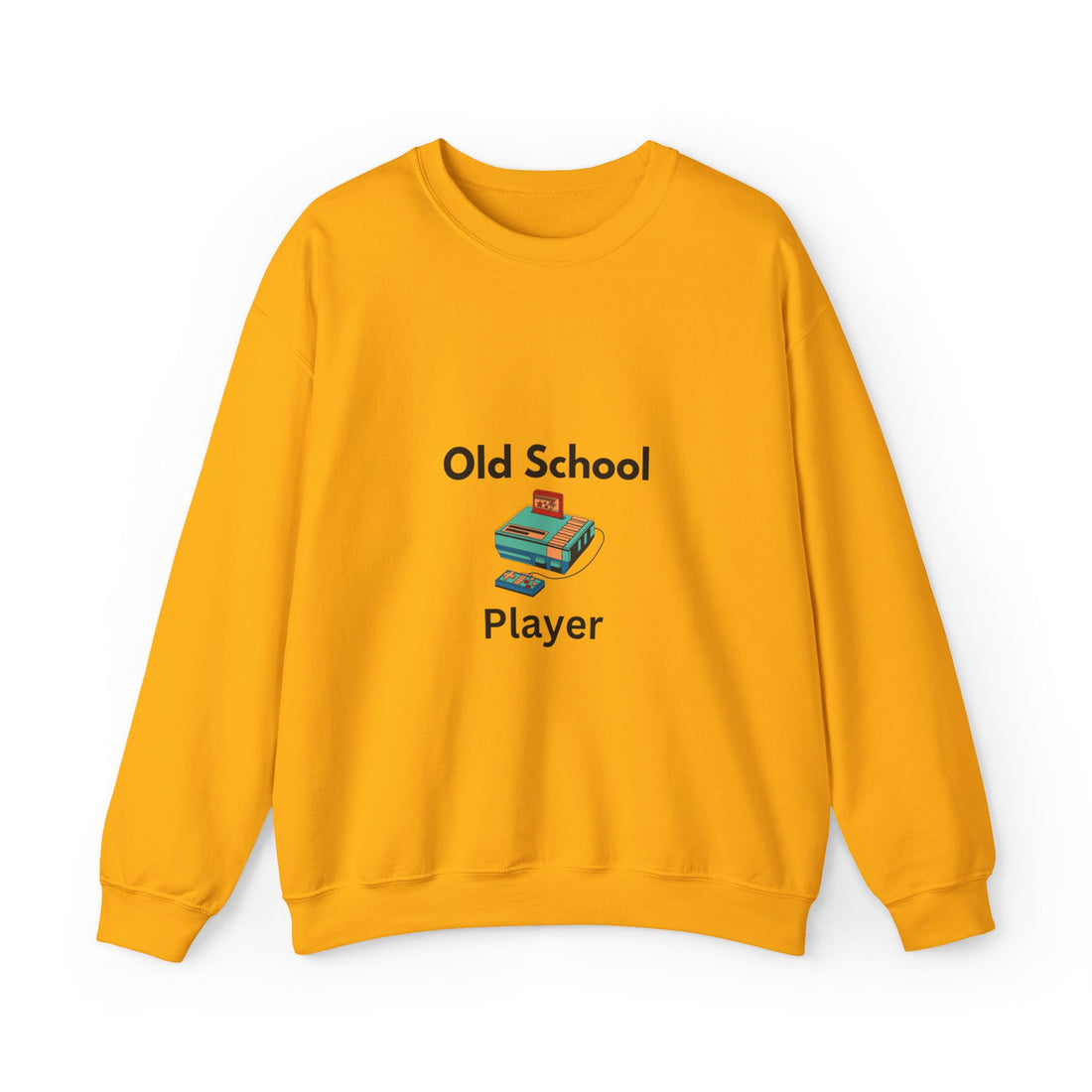 Vintage Gaming Sweatshirt: Old School Player, Unisex Cozy Top, Perfect Gift for Gamers, Retro Vibes, Casual Style