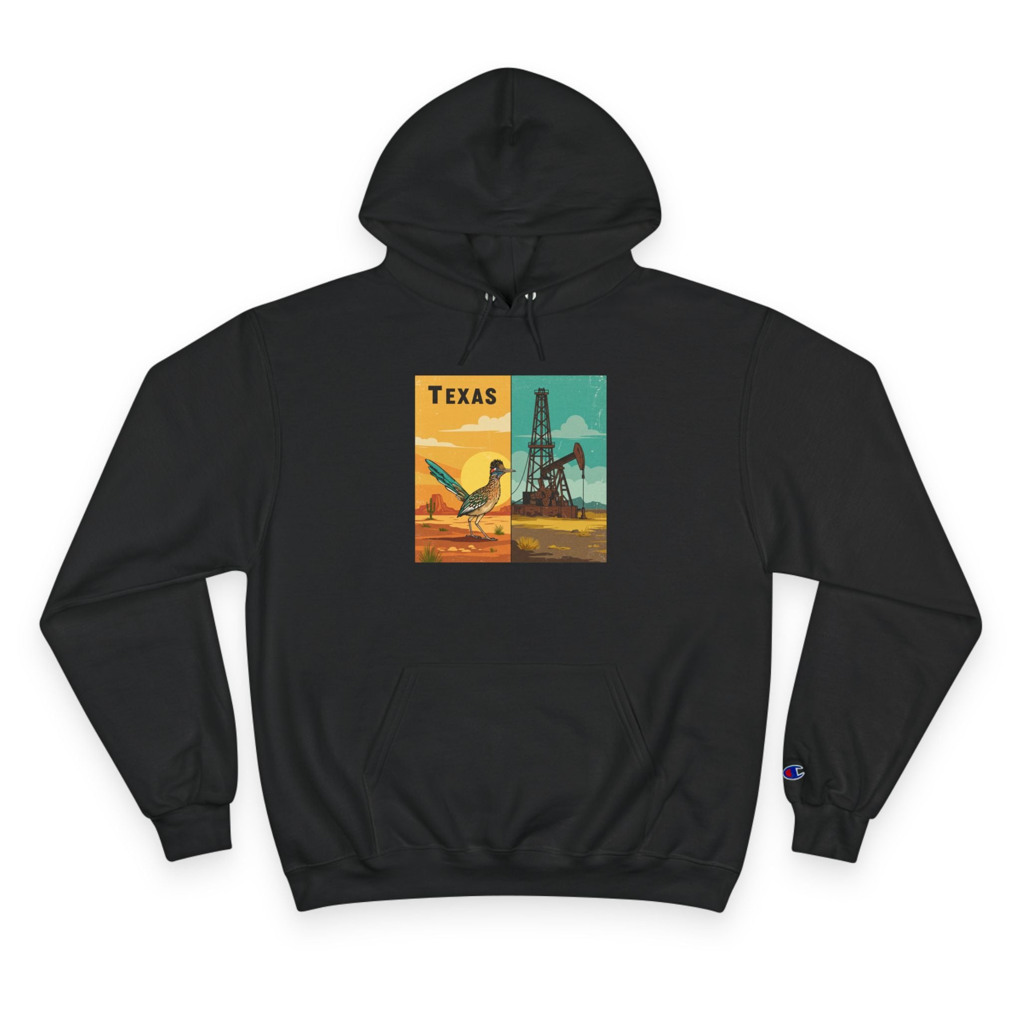 Texas Champion Hoodie - Vintage-Inspired Design for Comfort and Style