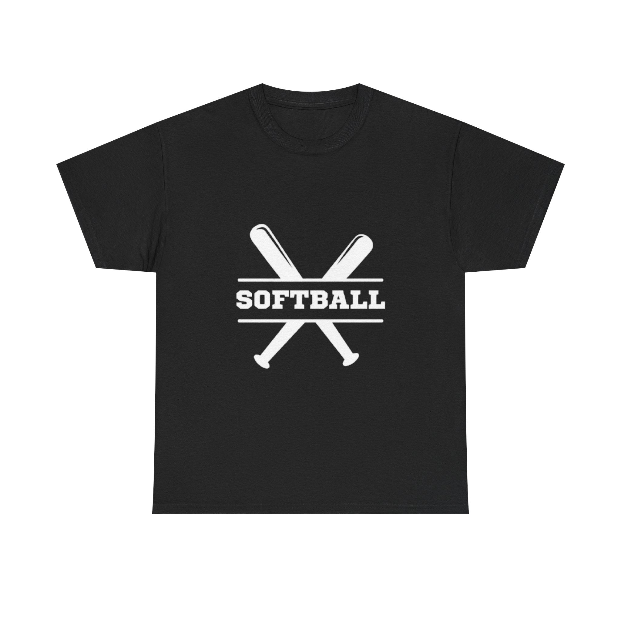 Unisex Heavy Cotton Tee - SoftBall Printed T-Shirt - Comfortable Casual Wear Tee - Unique Graphic Tee - Gift