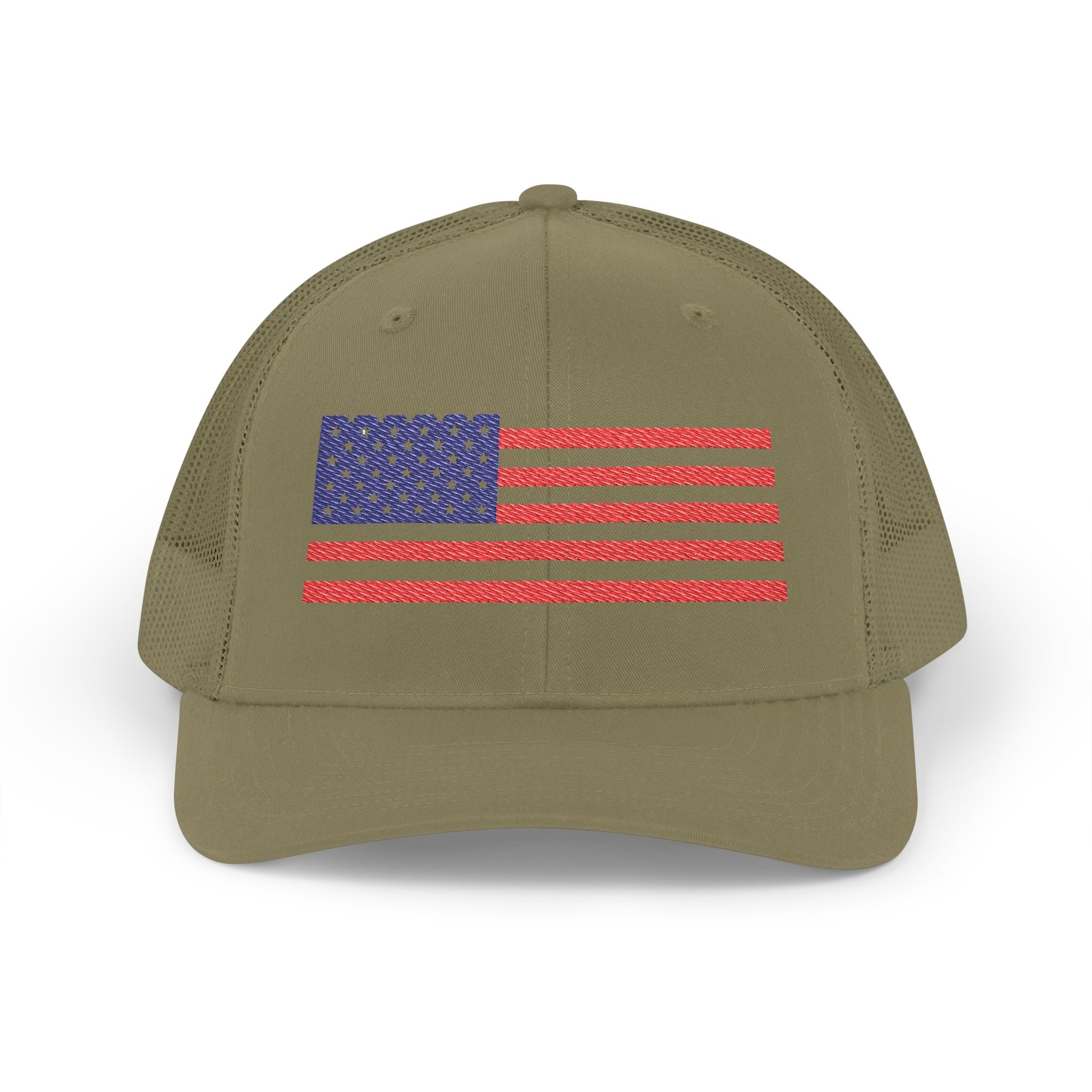 USA Flag Embroidered Snapback Trucker Cap, Perfect Gift for Patriotic Event