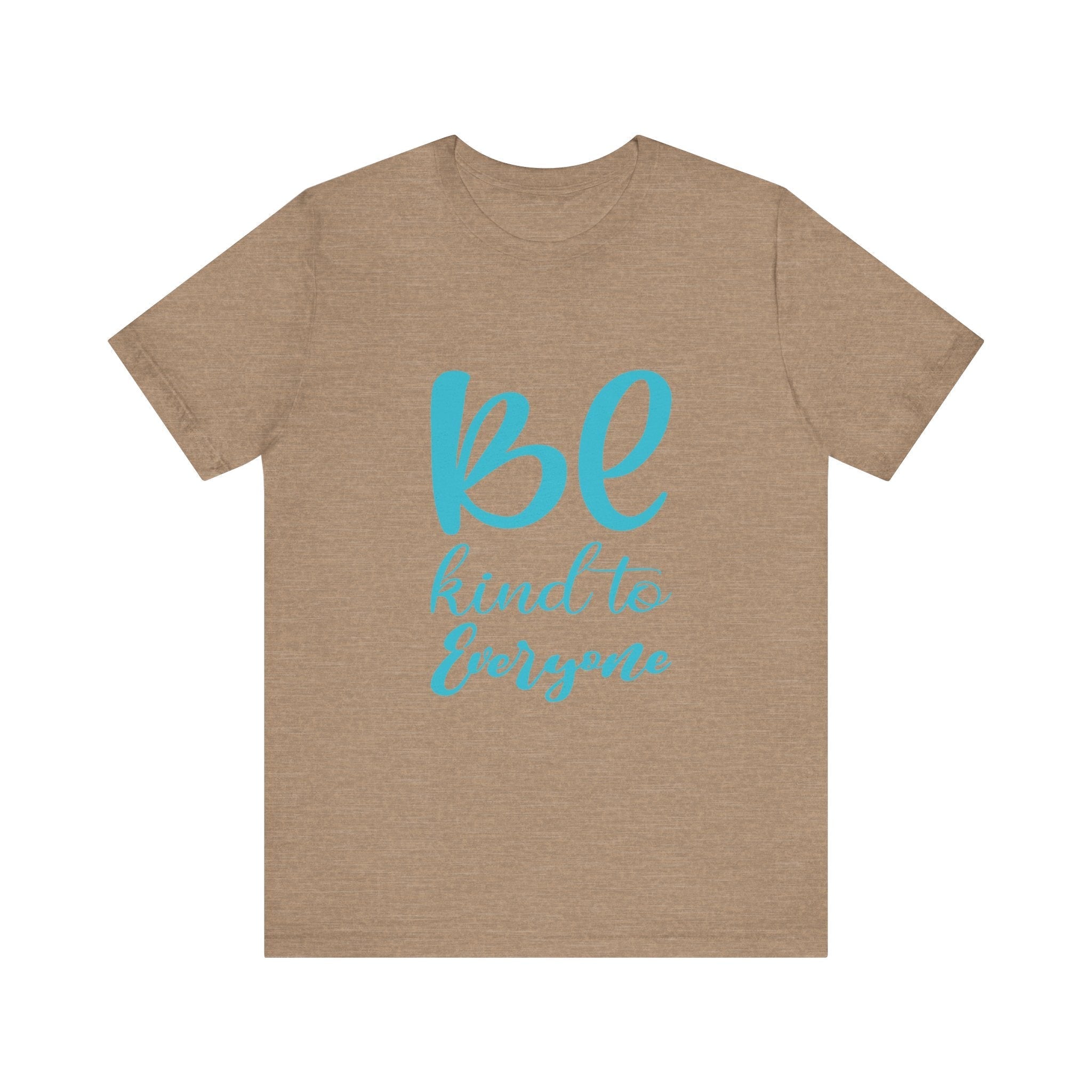 Unisex Graphic Tee – Eco-Friendly “Be Kind” Shirt for Everyday Wear