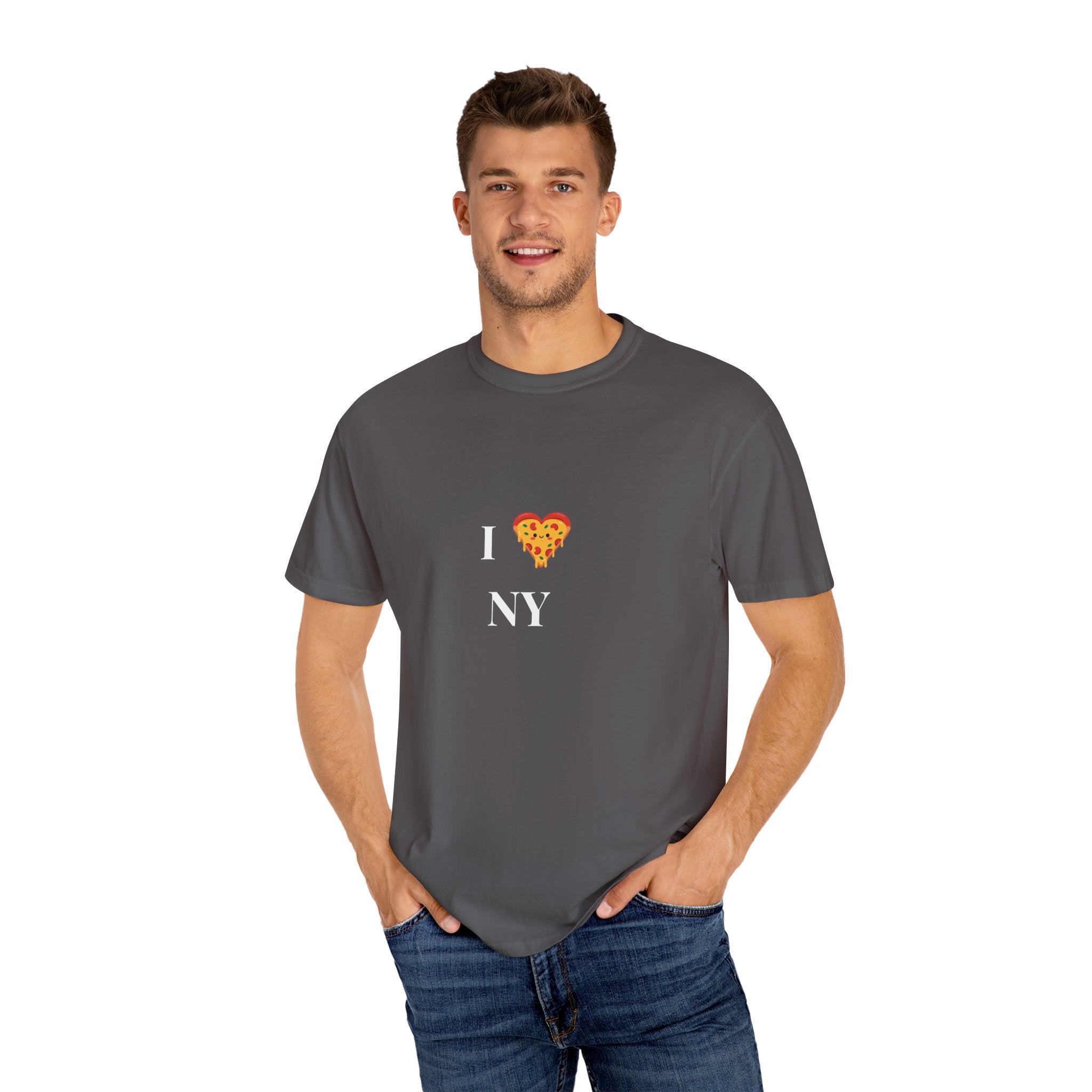 Love Pizza Unisex Garment-Dyed T-Shirt