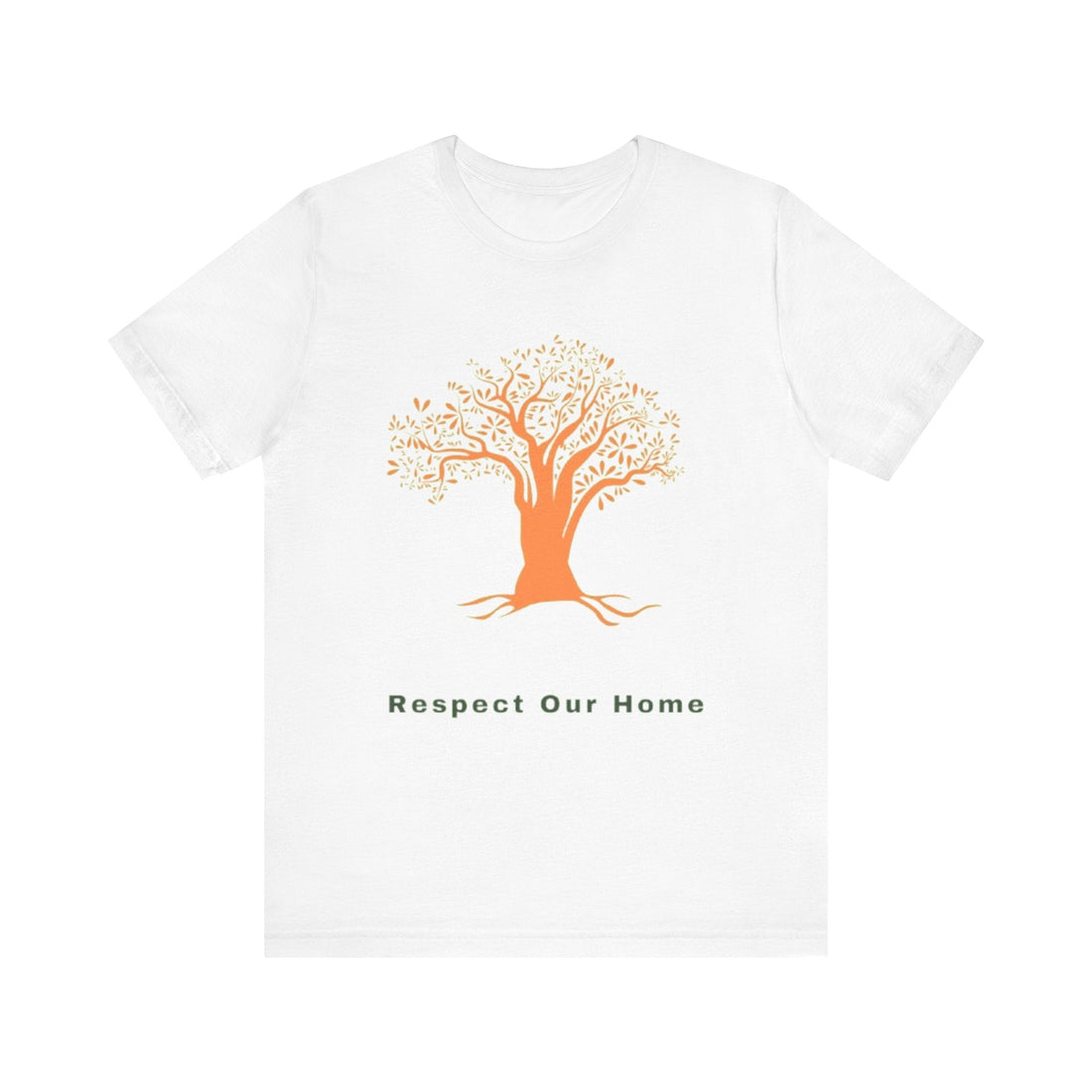 Respect Our Home Tree Graphic Tee - Eco-Friendly Unisex T-Shirt