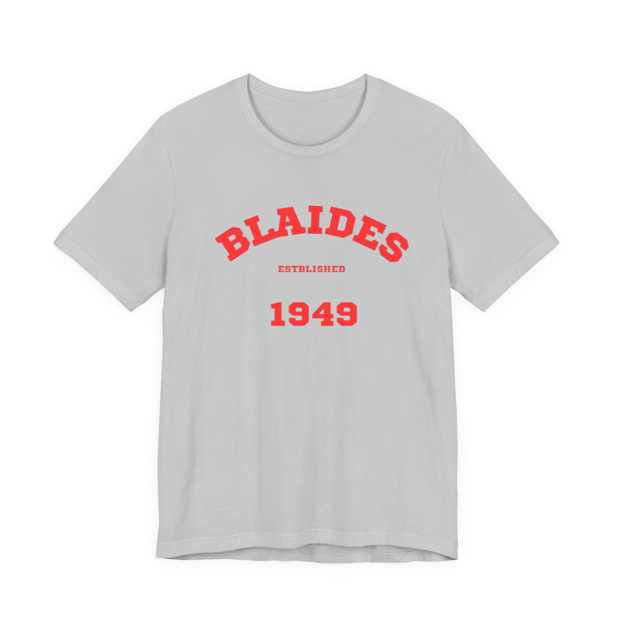 Unisex Graphic Tee - Eco-Friendly Unisex Jersey T-Shirt - Comfortable Casual Wear Tee - Blaides 1949 Printed Tee - Gift