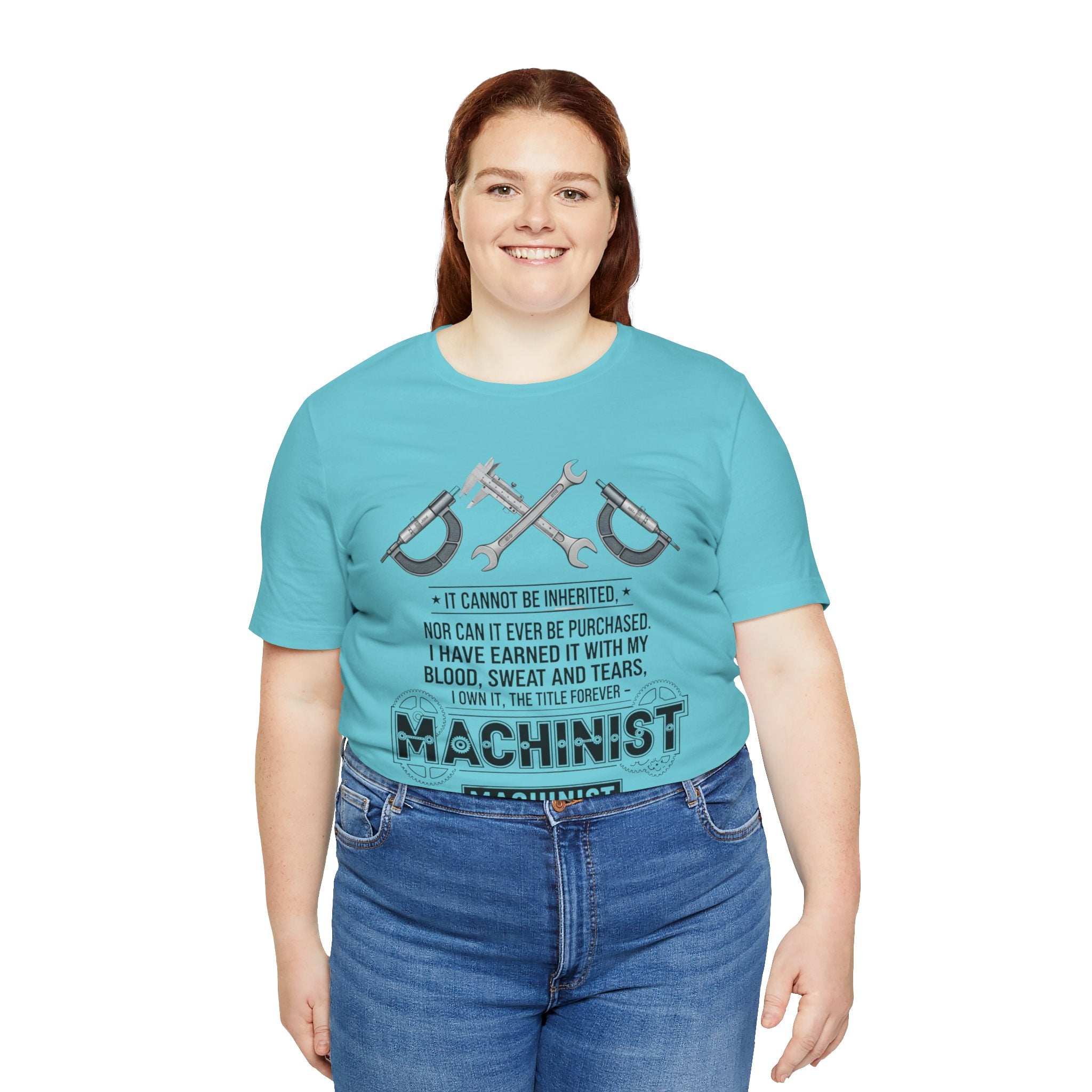 Machinist Pride T-Shirt — "I Cannot Be Inherited" Workwear Tee