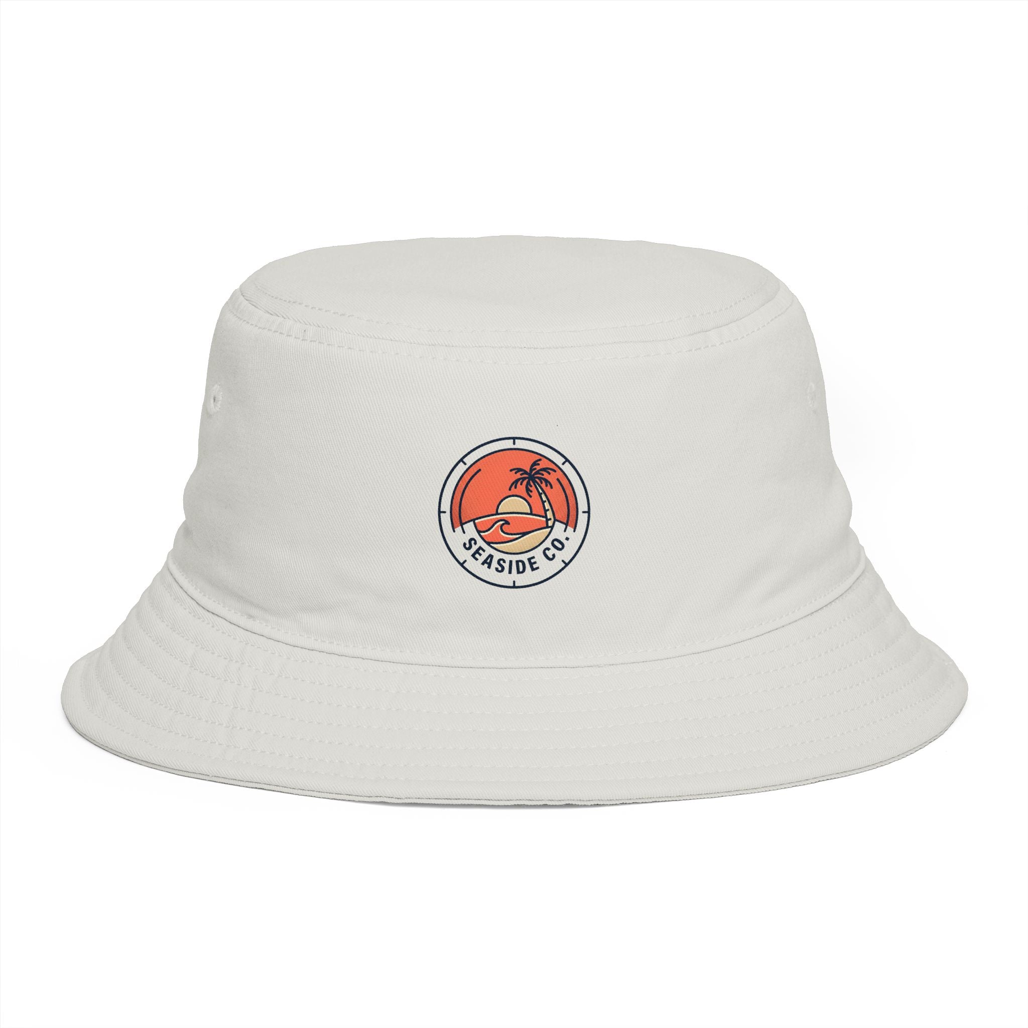 Sunset Palm Bucket Hat — Tropical Surf Vibes Hat