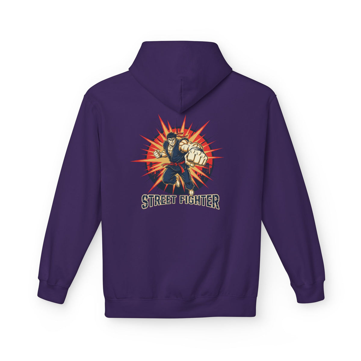 Street Fighter Fist Hoodie | Retro Arcade Fighter Design