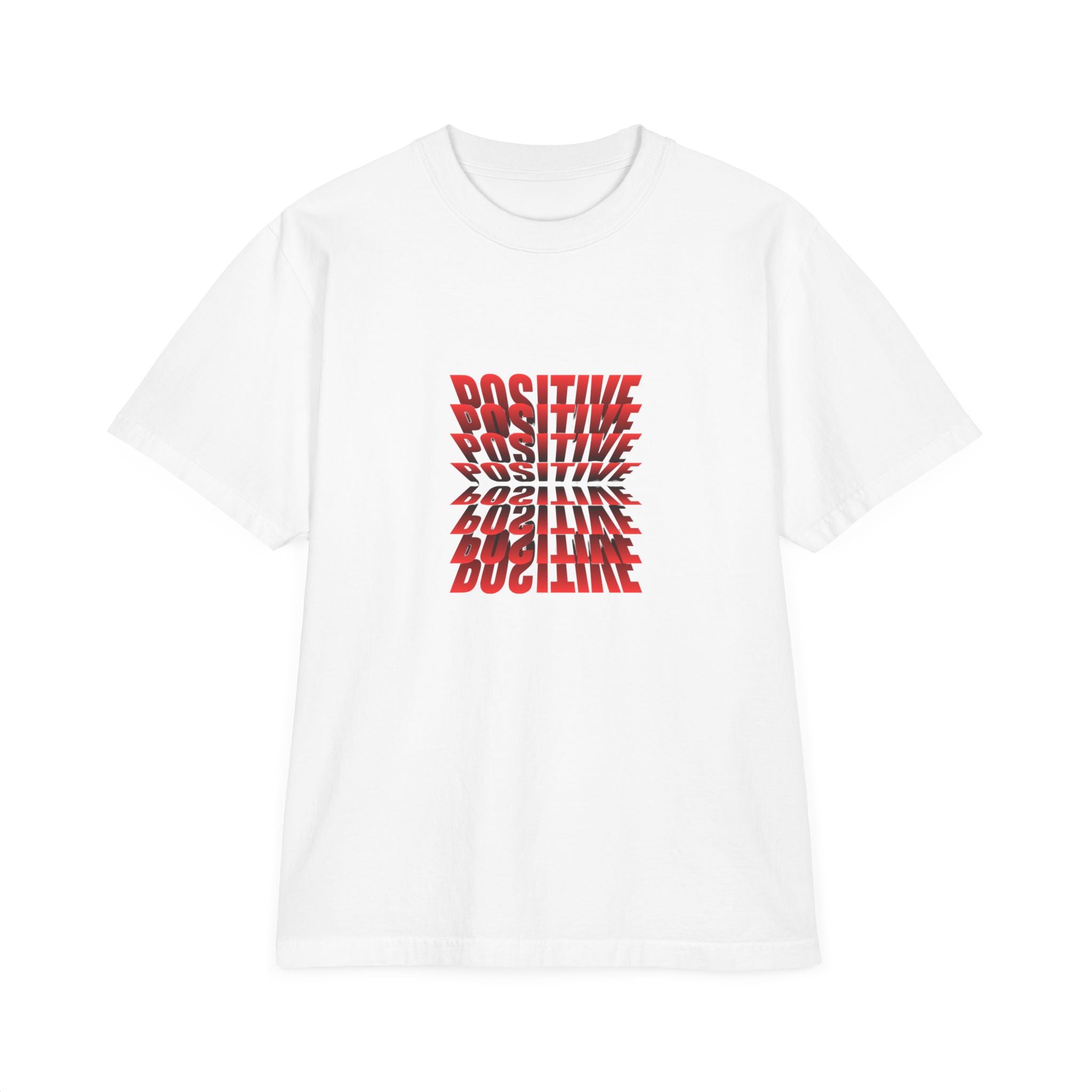 Unisex Positive Vibe Drop-Shoulder T-Shirt Relaxed Fit and Everyday Comfort