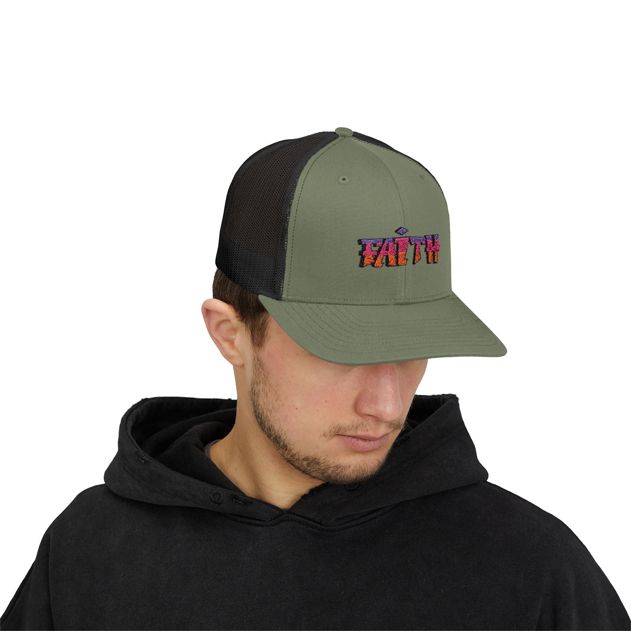Faith Snapback Trucker Cap - Stylish & Comfortable Hat for Every Occasion