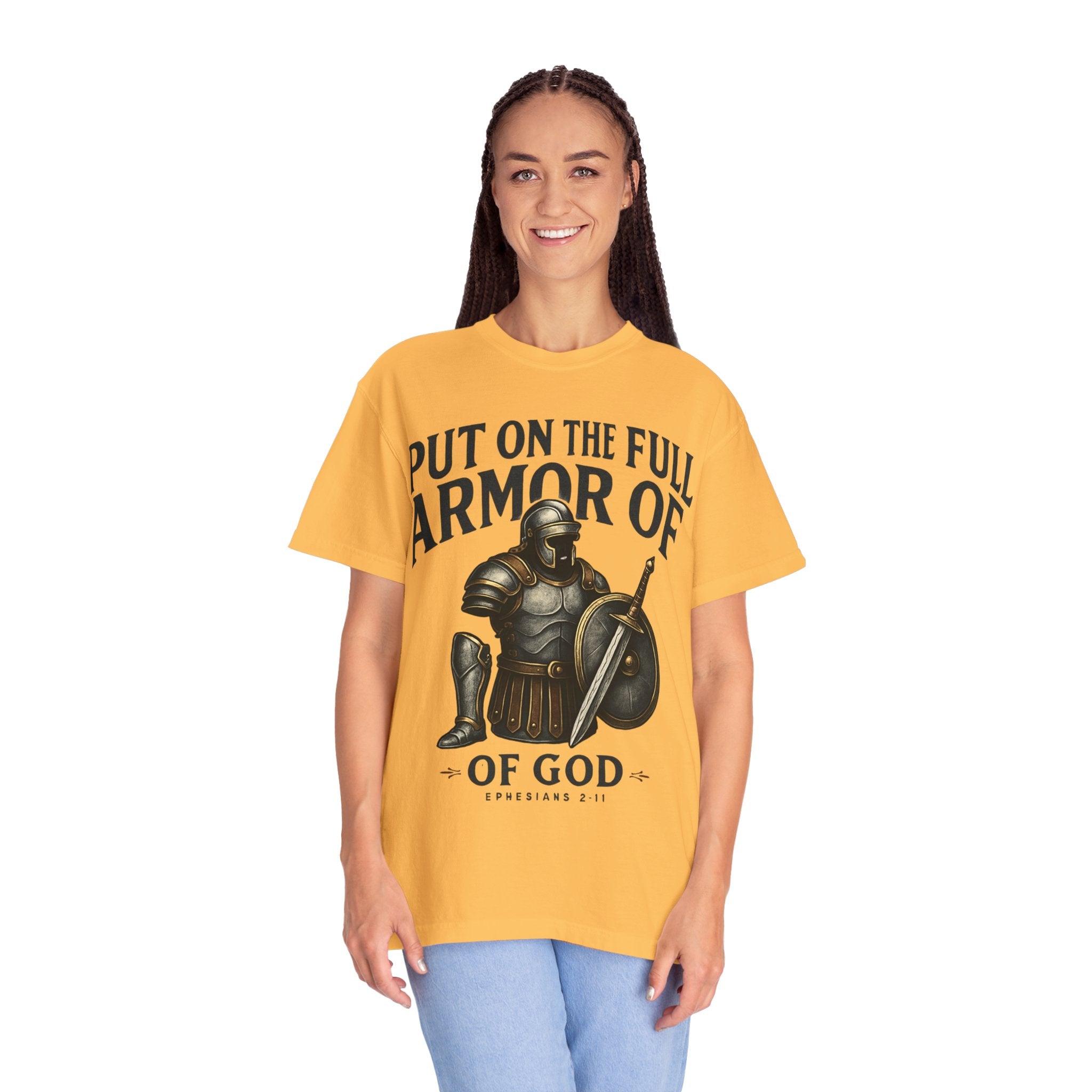 Armor of God T-Shirt — "Put On The Full Armor of God" Christian Faith Tee